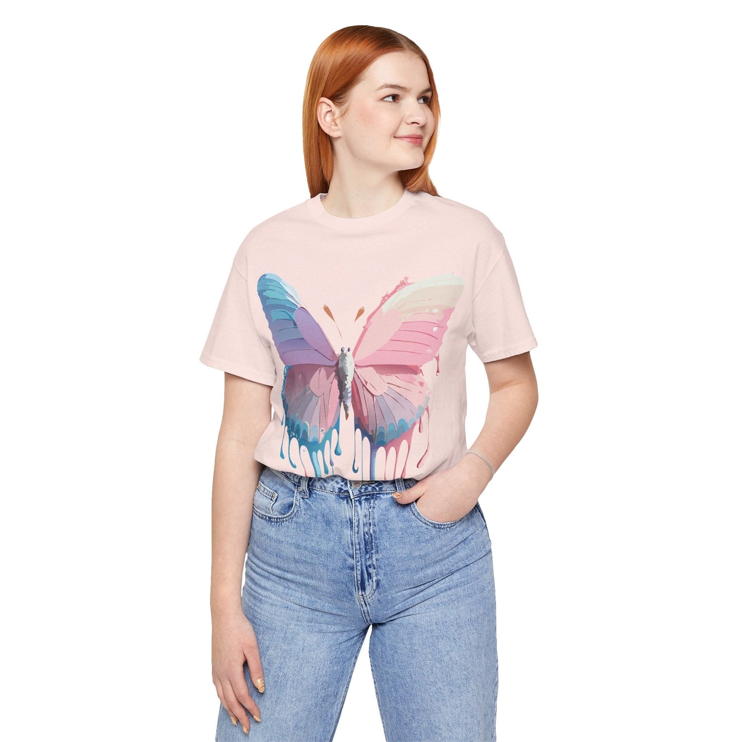 Butterfly Graphic Tee Unisex Vintage Inspired Art Design Adelpha