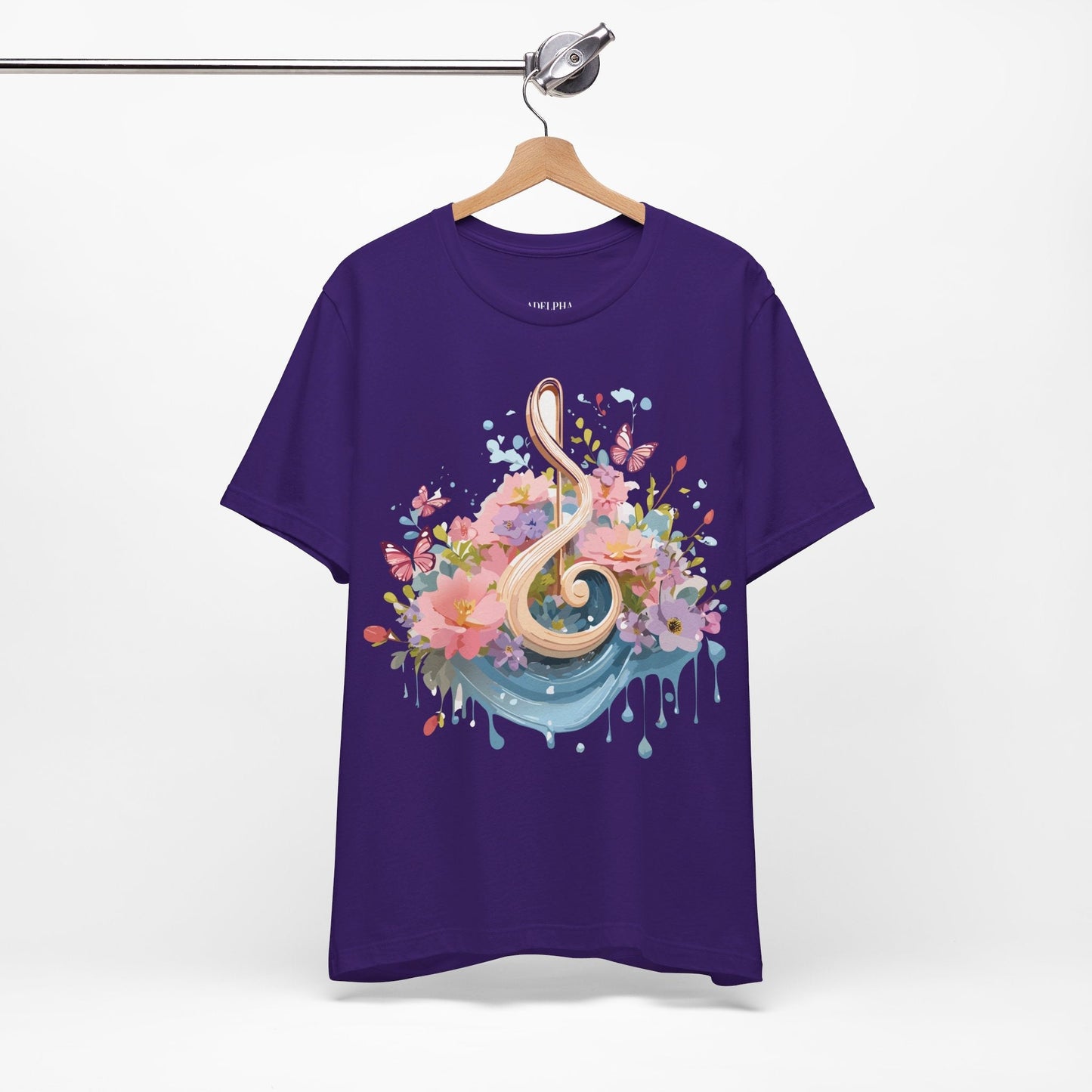 Music T Shirt Unisex Graphic Tee By Adelpha With Vintage Inspired Artwork And Premium Comfort