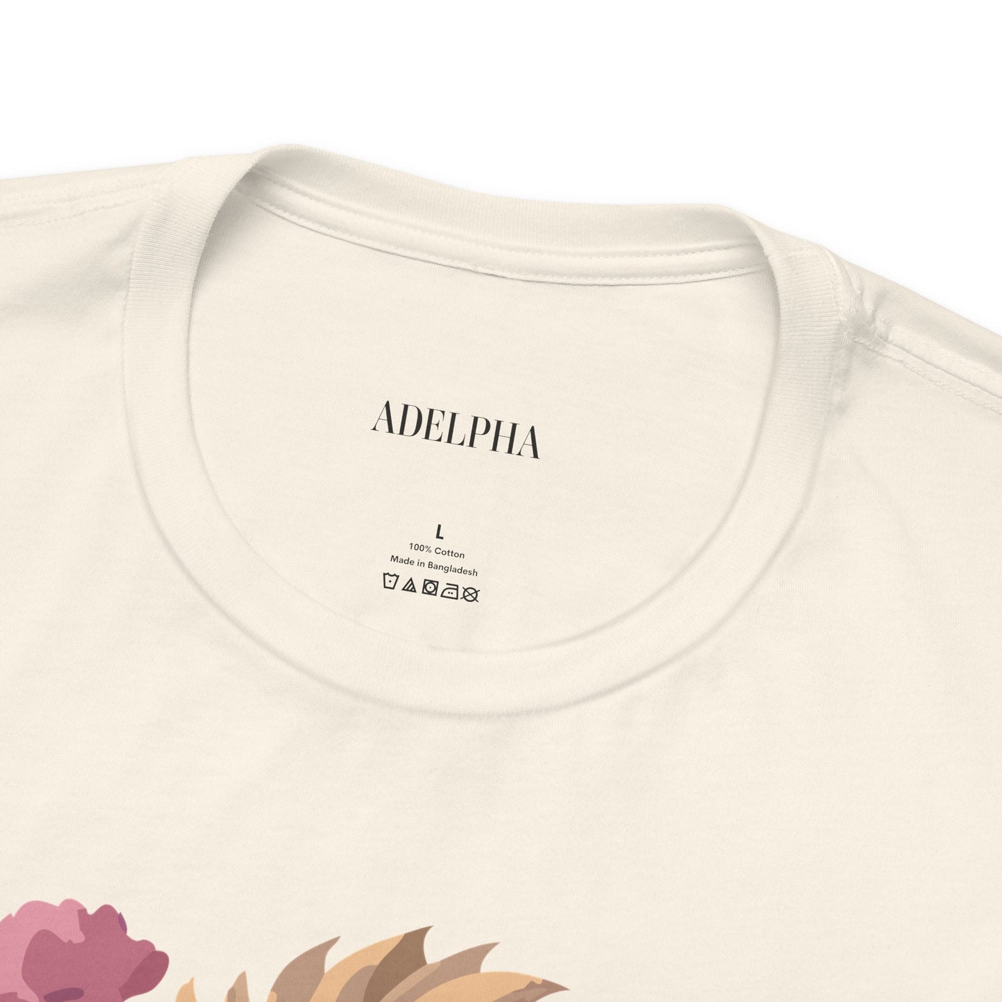 Adelpha Lion Shirt Unisex Graphic Tee Short Sleeve Vintage Style Lion Design Artwork