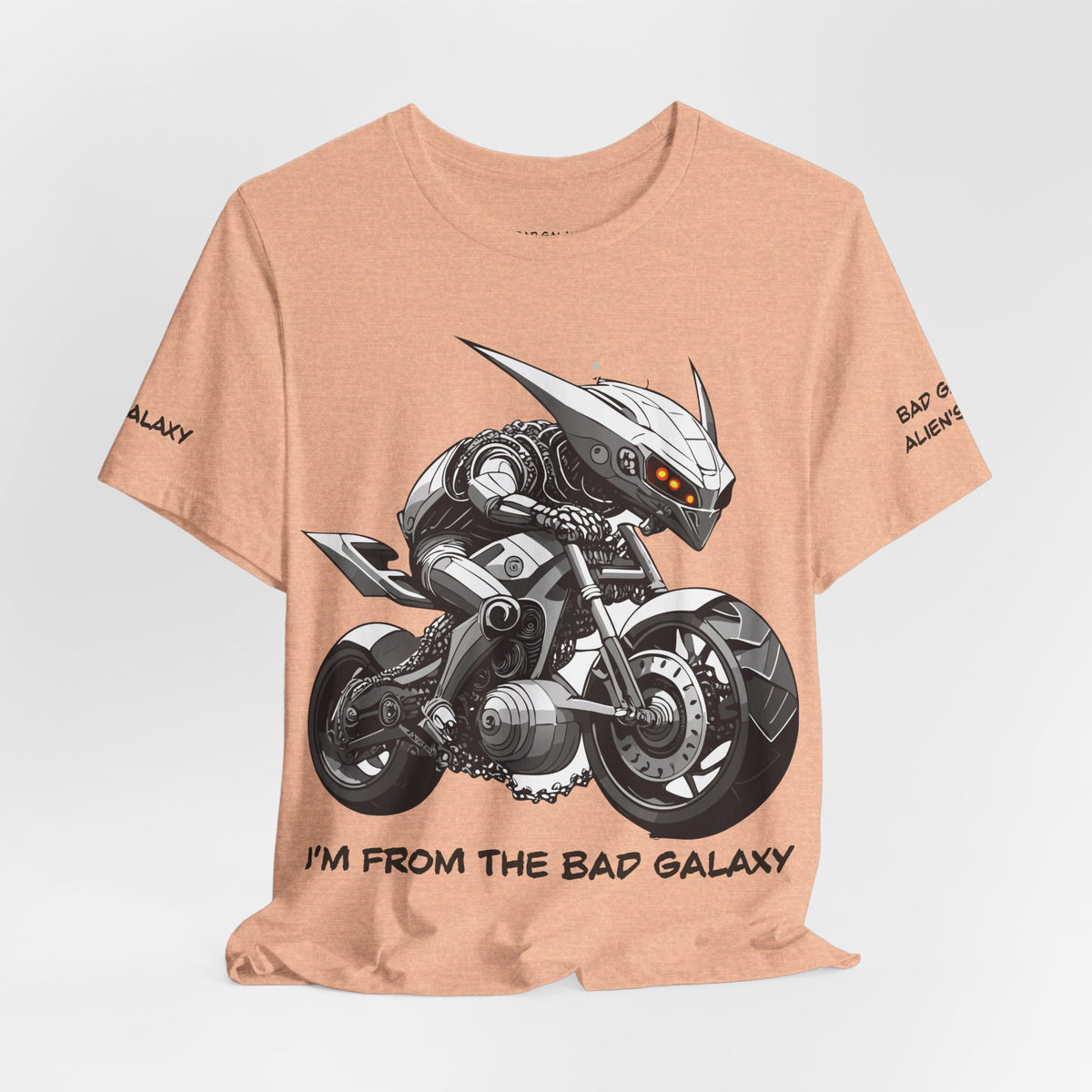 Alien Graphic Unisex Cotton Bella+Canvas Tee with Art Design b57