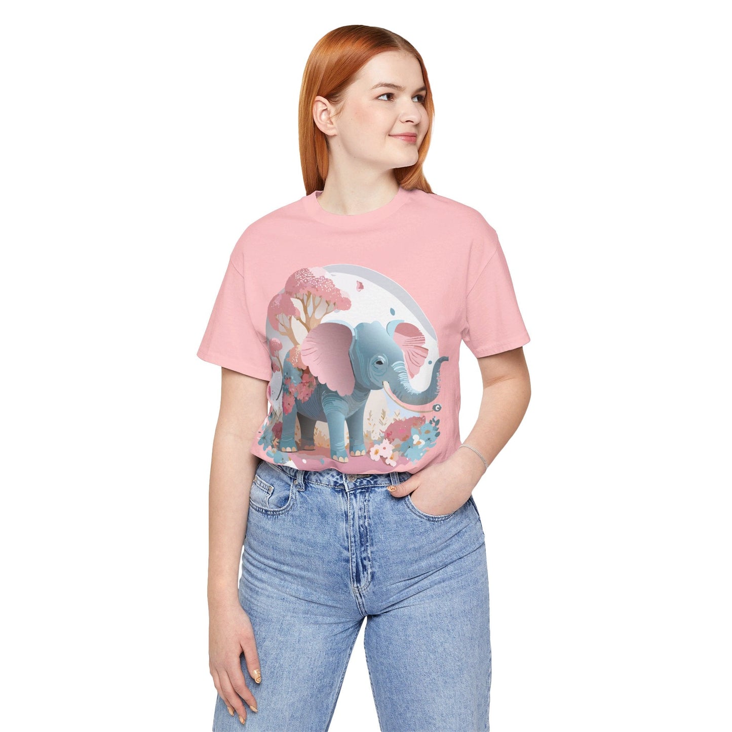 Elephant Graphic T Shirt Unisex By Adelpha Vintage Inspired Art Design Tee Premium Quality Cotton