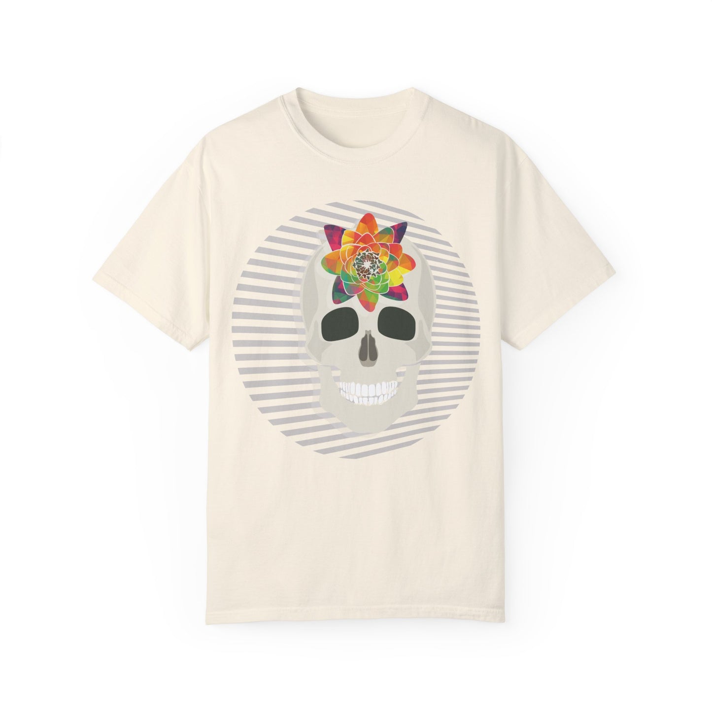 Unisex Cotton Tee Shirt with Skull