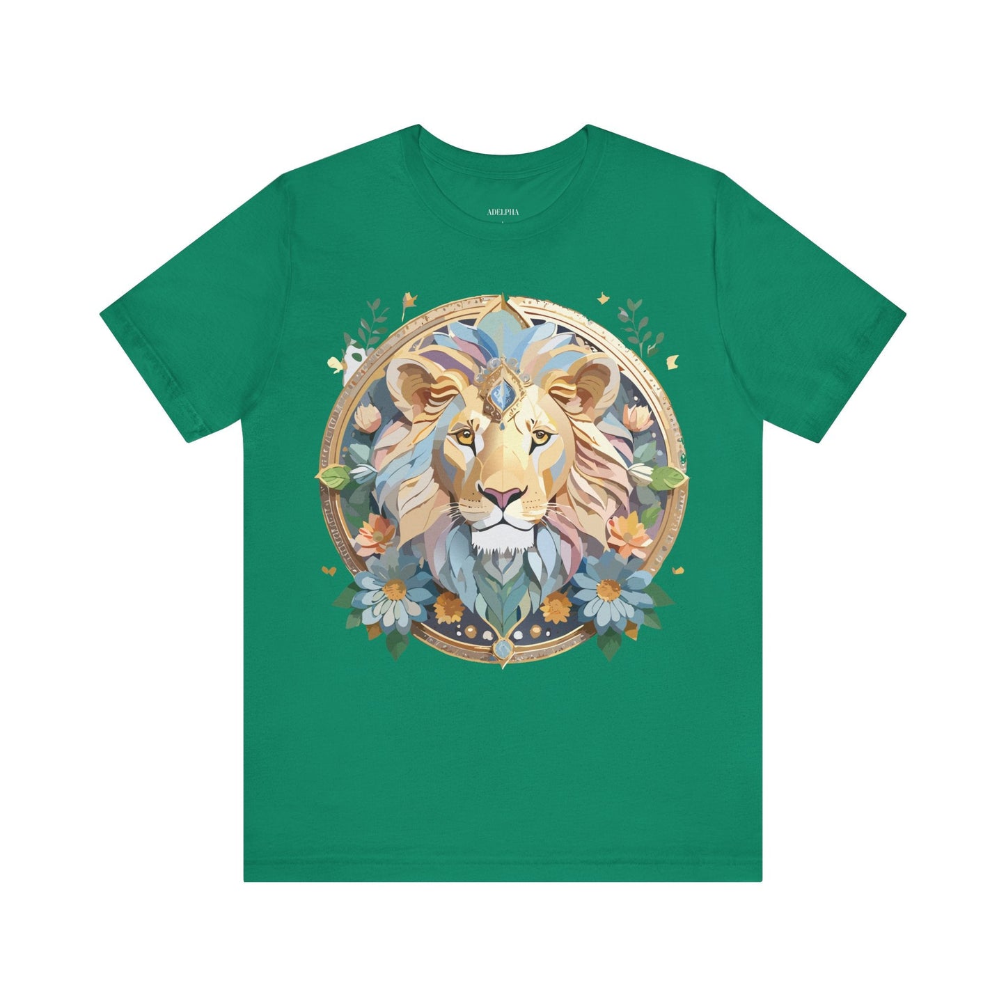 Medallion Graphic Unisex 100 Cotton Vintage Animal Medal Artwork Tee 60