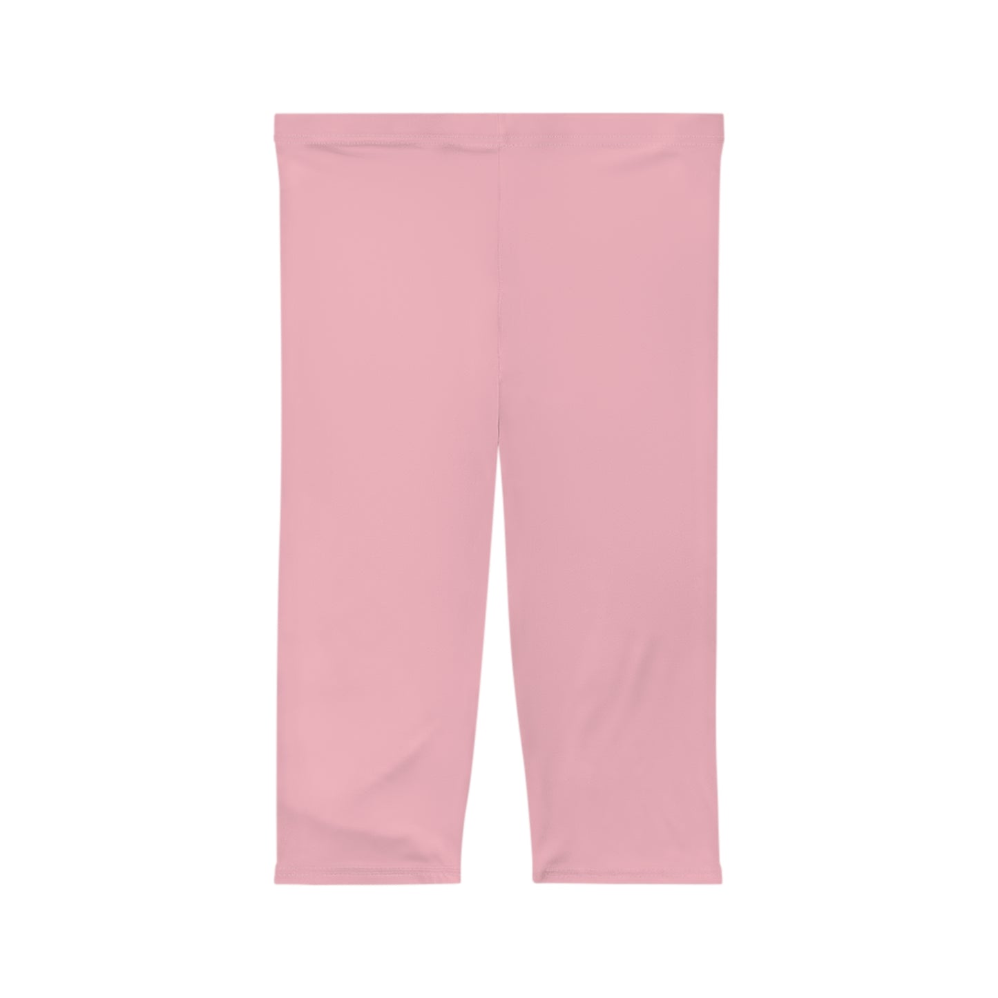 Soft Today Pink Color Women's Brushed Suede Poly Span Casual Capri Leggings XS-2XL