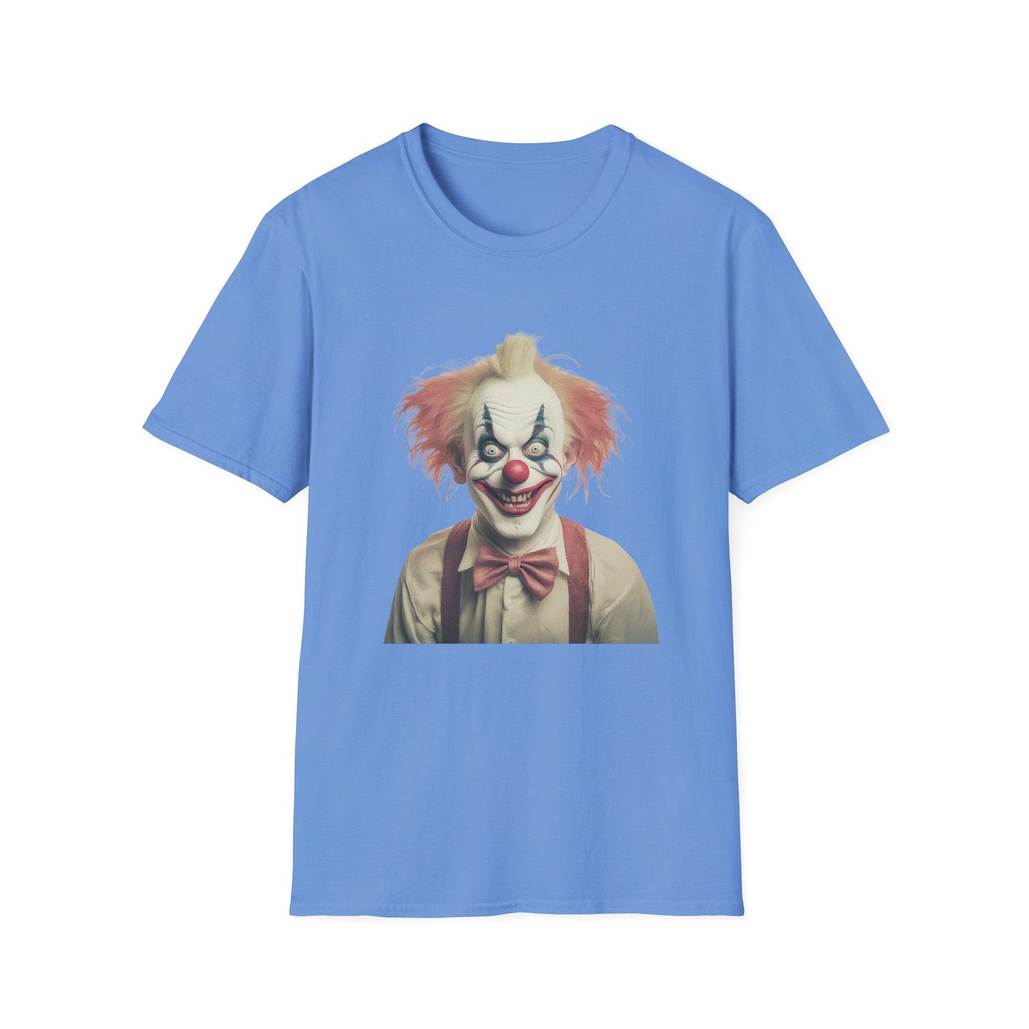 Clown Shirt Circus Tee Gildan Softstyle 64000 One Hundred Percent Ring Spun Cotton Lightweight