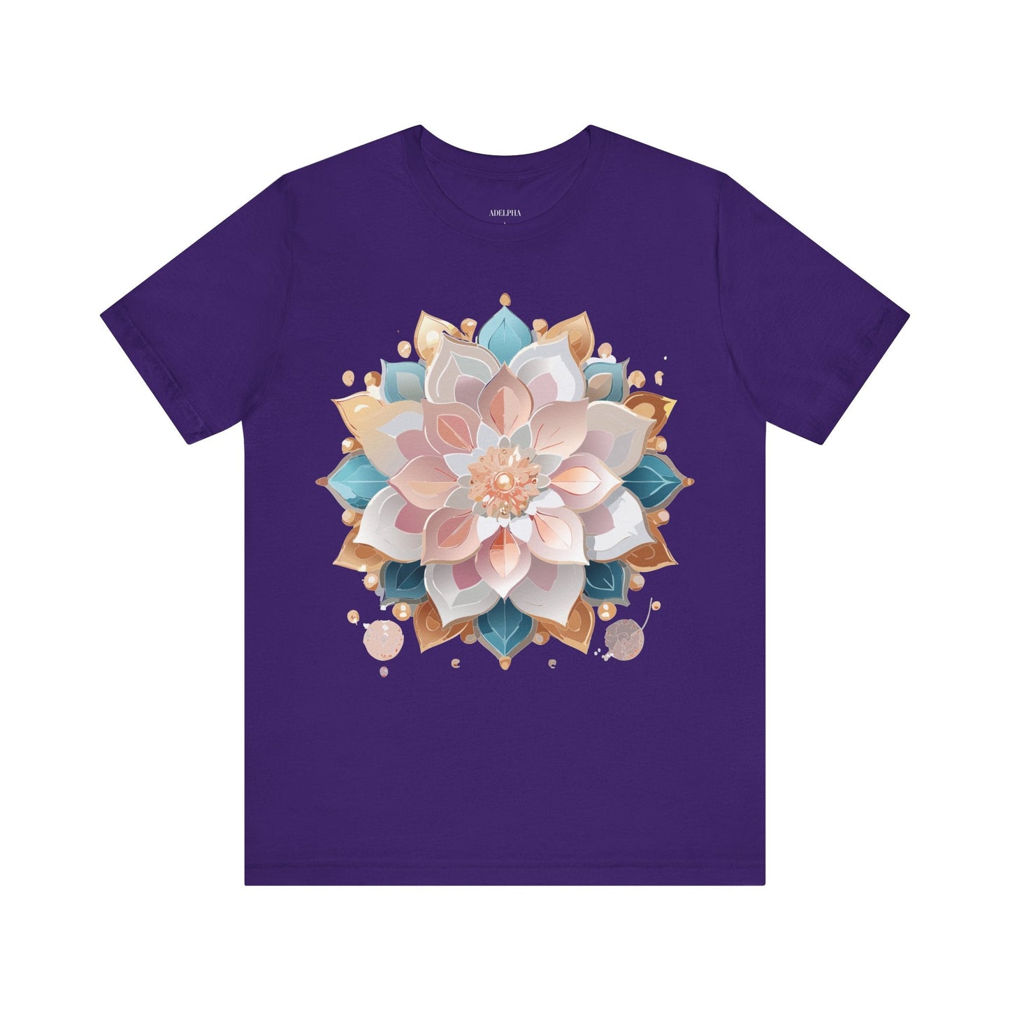 Adelpha Mandala Graphic Tee Unisex Jersey Short Sleeve Vintage Inspired Artwork Edition