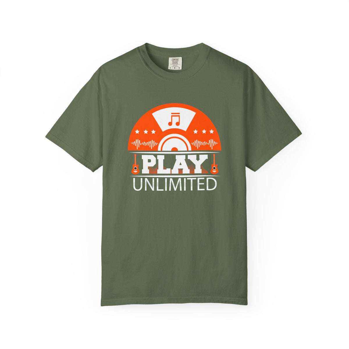 Play Unlimited music vinyl graphic T-Shirt Retro record player Unisex Cotton Tee 079