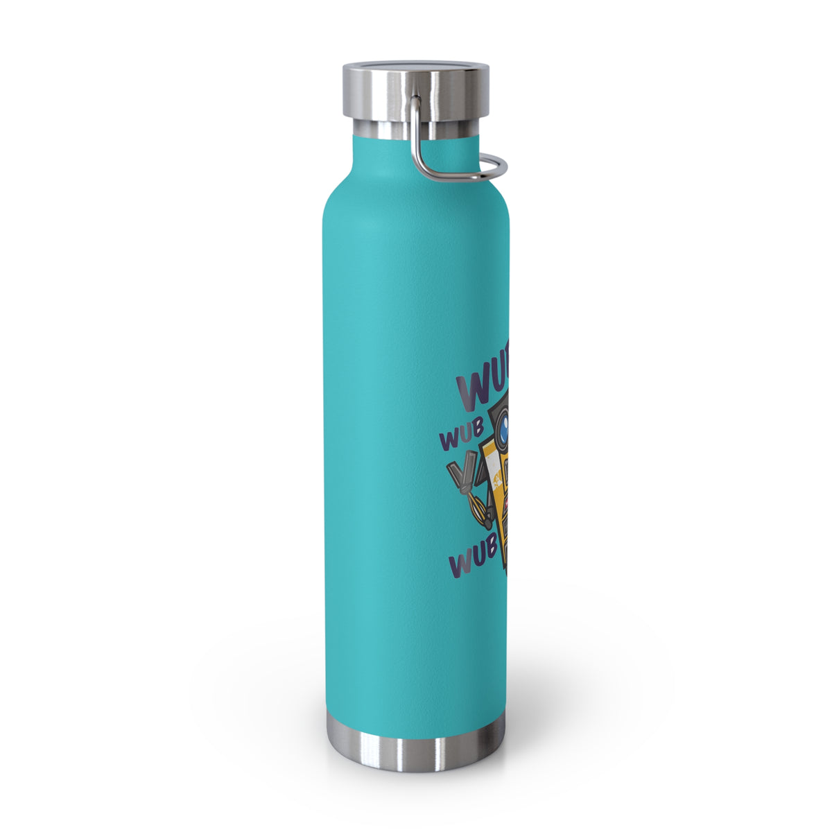 22oz Copper Insulated Water Bottle with Cartoon Design - CV63
