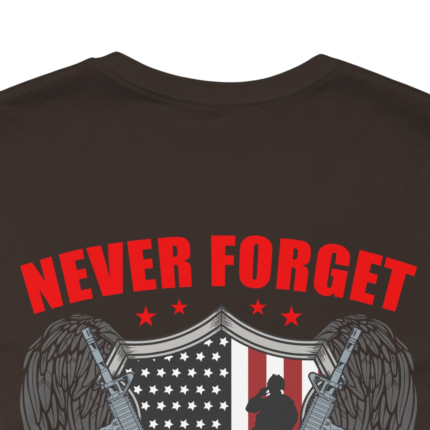 Army Veteran Patriotic Graphic Design Unisex Cotton T-Shirt v39