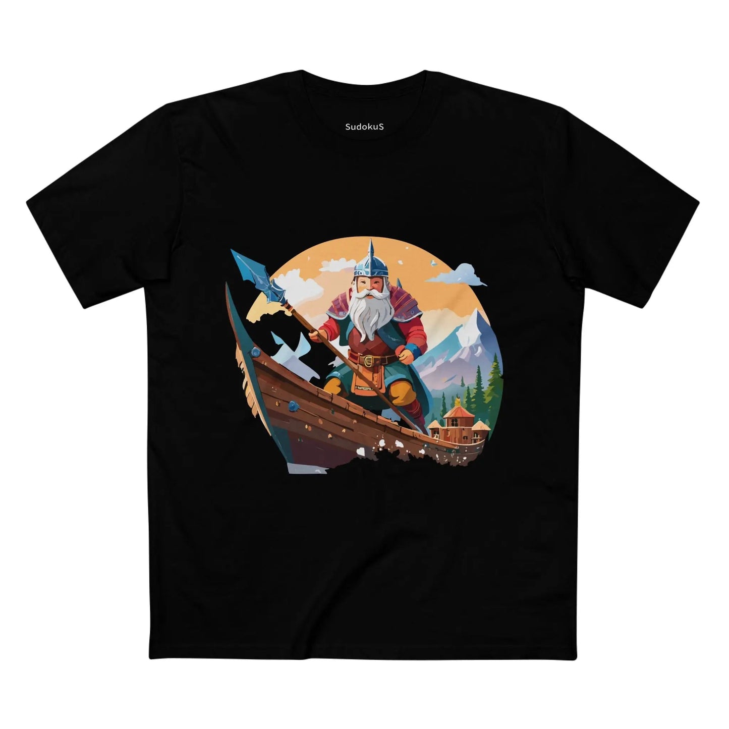 Viking Graphic Unisex 100 Cotton Staple Tee 33