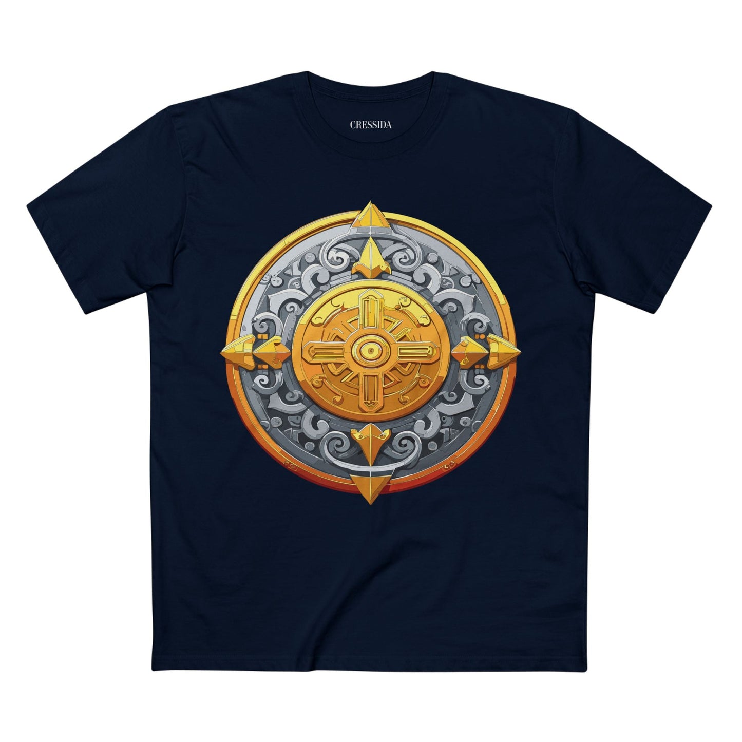 Antique Gold Coin Graphic Design T-Shirt Unisex 100 Cotton With Golden Print Artwork Tee 20