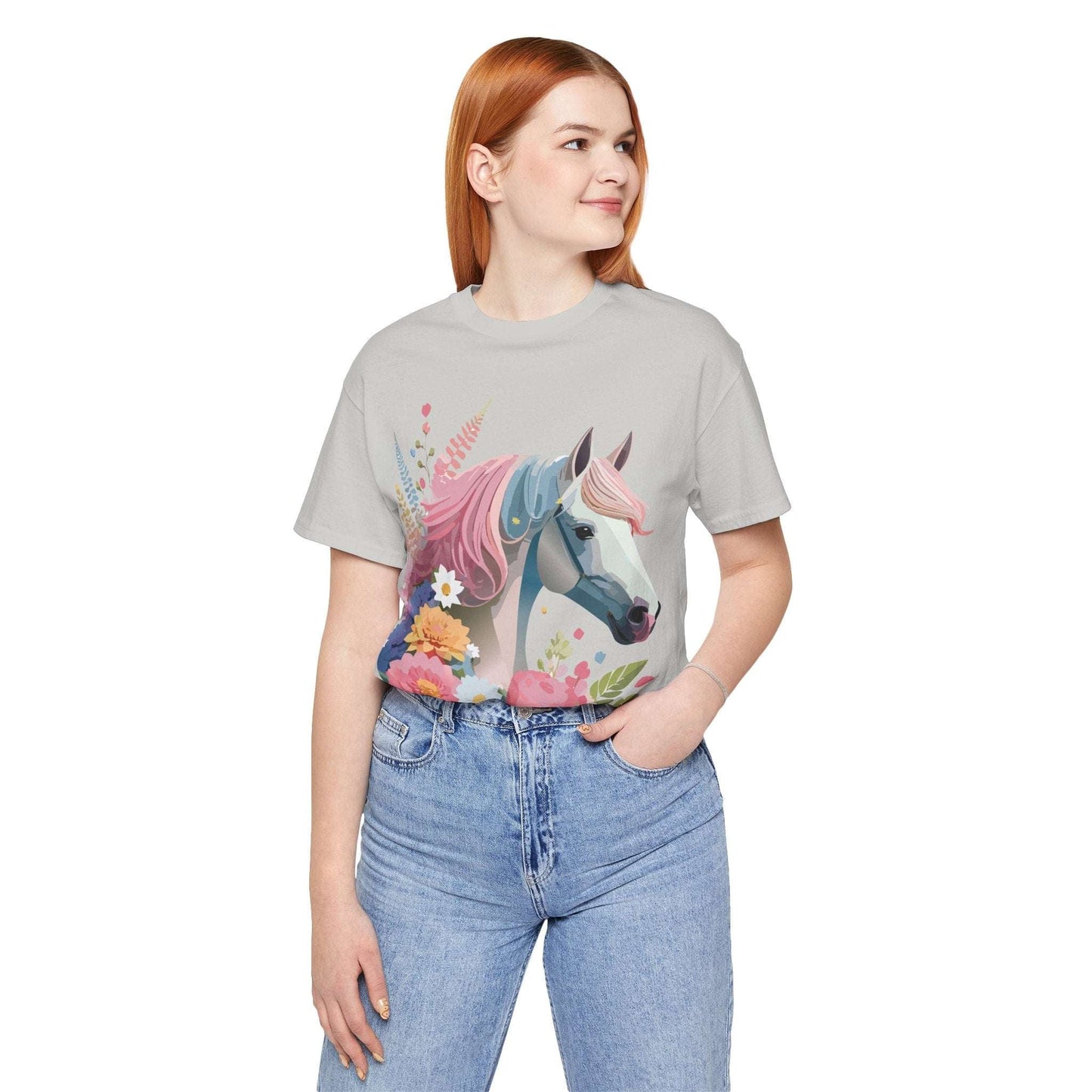 Horse Graphic Unisex 100 Cotton Vintage Animal Art T-Shirt 3
