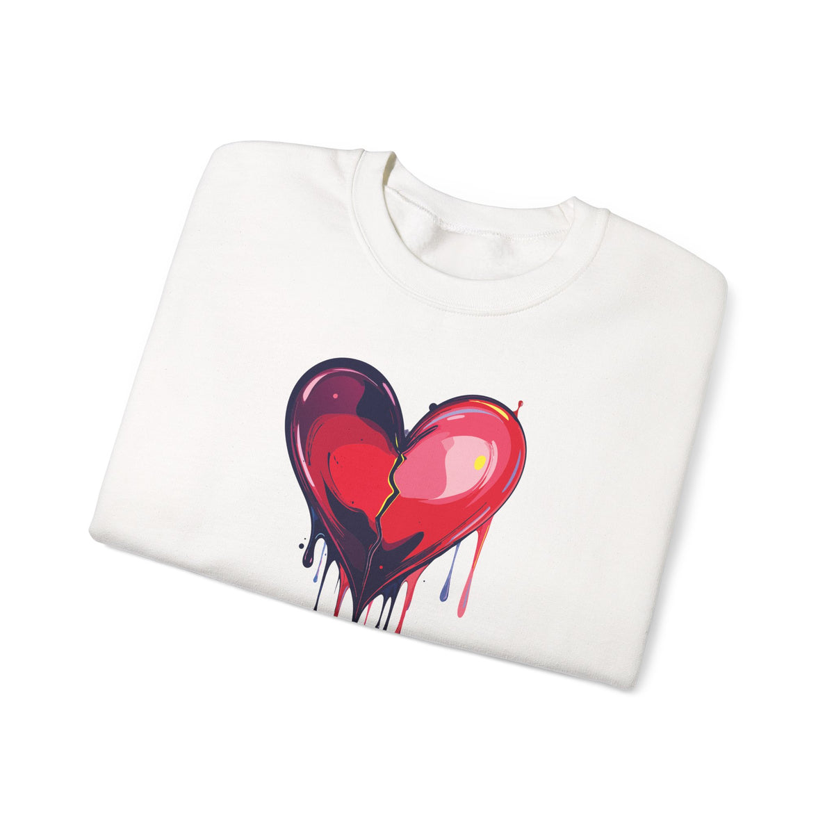 Big Red Heart Sweatshirt, Love Sweatshirt, Valentine's Day Sweatshirt, Heart Sweatshirt 118