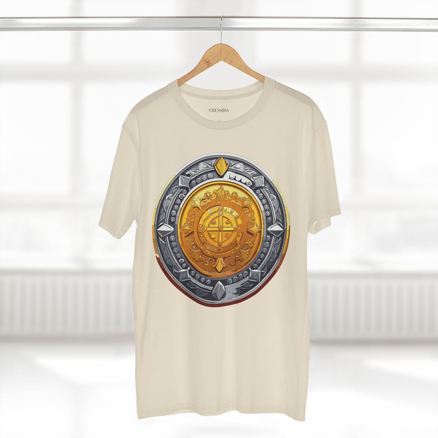 Antique Gold Coin Graphic Design T-Shirt Unisex 100 Cotton With Golden Print Artwork Tee 4