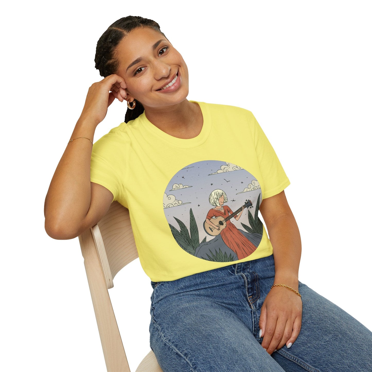 Womens Graphic T Shirts Art Design Tee Unisex Softstyle Gildan 64000 100 Percent Cotton