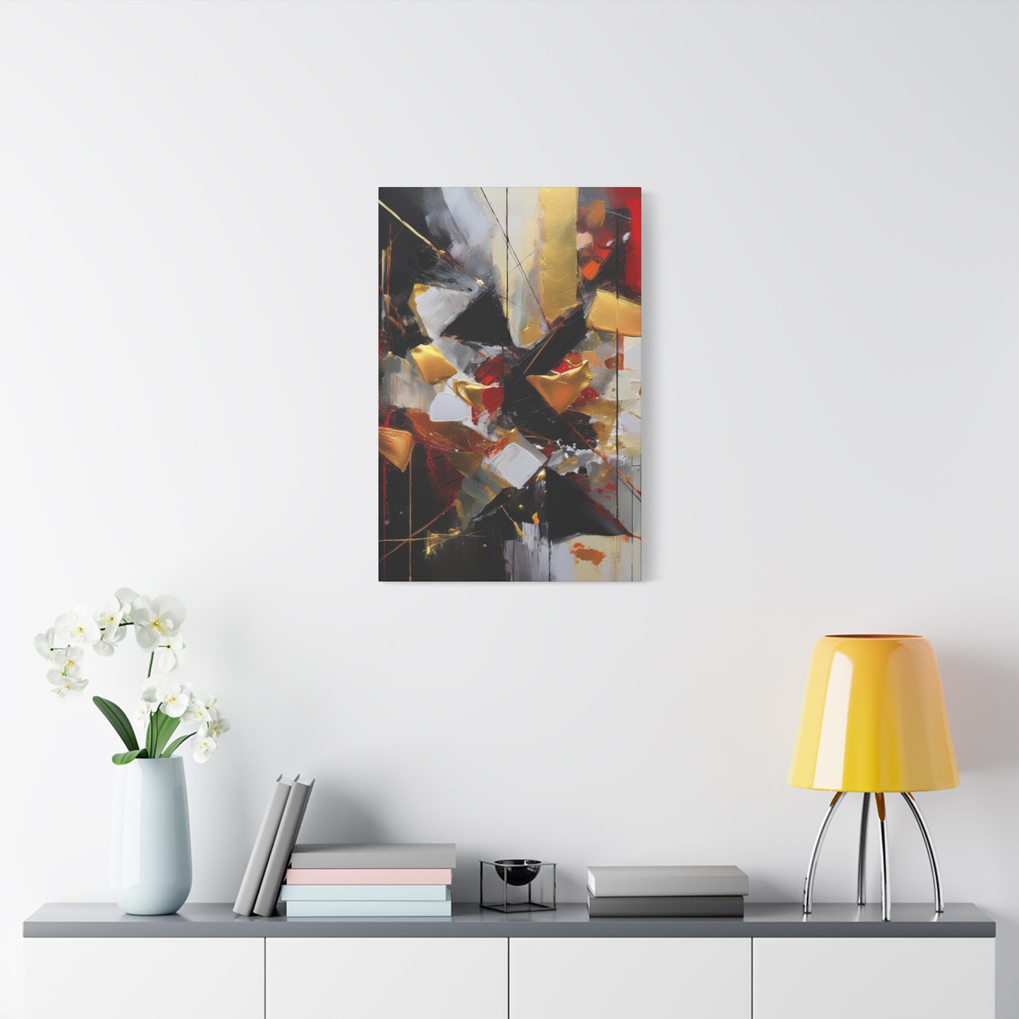 Abstract Oil Painting Print Canvas 20x24,20x30,24x30 24x32,24x36,30x40 32x48,36x48,40x60 Pine-Wood Inner Frame ABS-186