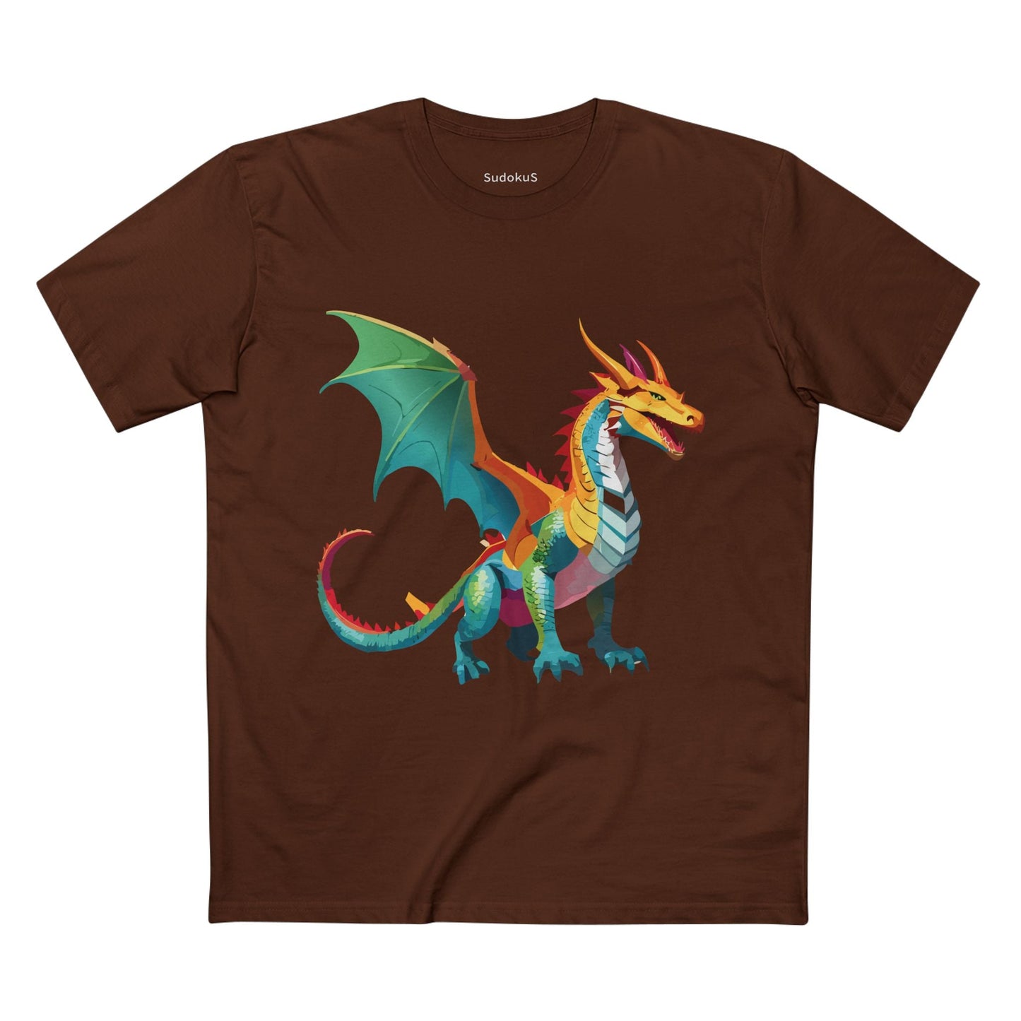 Dragon Graphic Unisex 100 Cotton Staple Tee 9