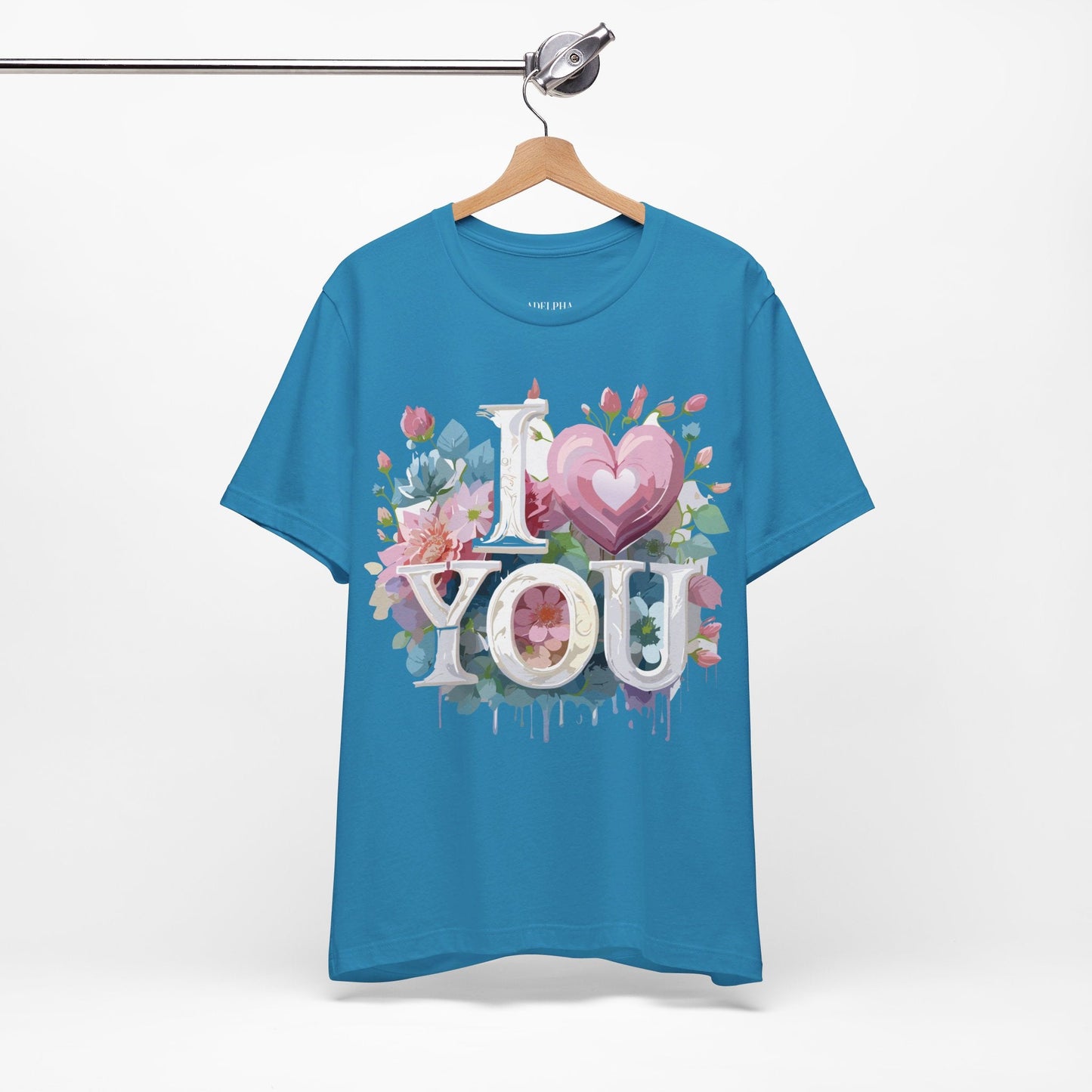 Valentine Graphic Tee Unisex Jersey Short Sleeve Vintage Inspired Art Design Adelpha