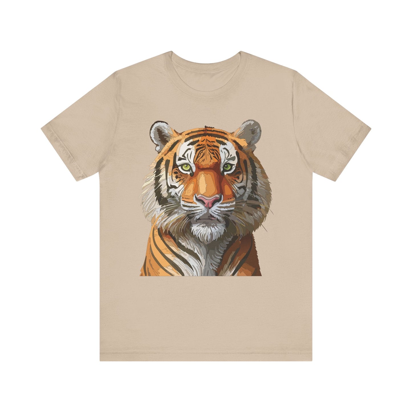 Unisex Animal Art Design Tee Shirt Wild Animals Graphic Tee Softstyle Gildan 64000