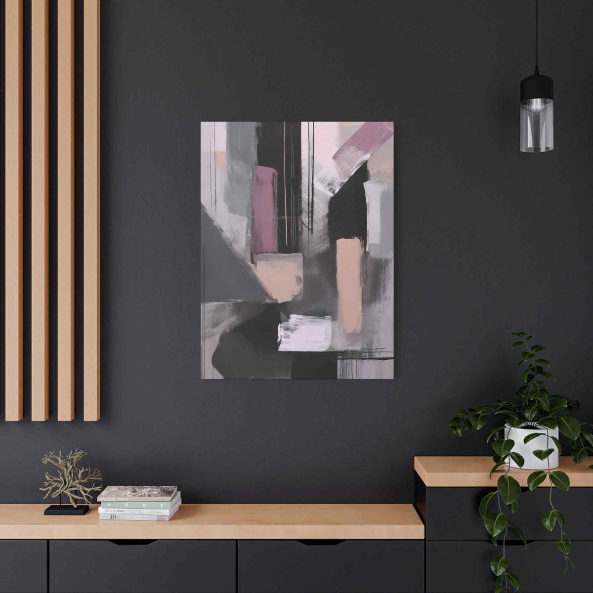 Abstract Geometric Painting Print Canvas 20x24,20x30,24x30 24x32,24x36,30x40 32x48,36x48,40x60 Pine-Wood Inner Frame ABS-47
