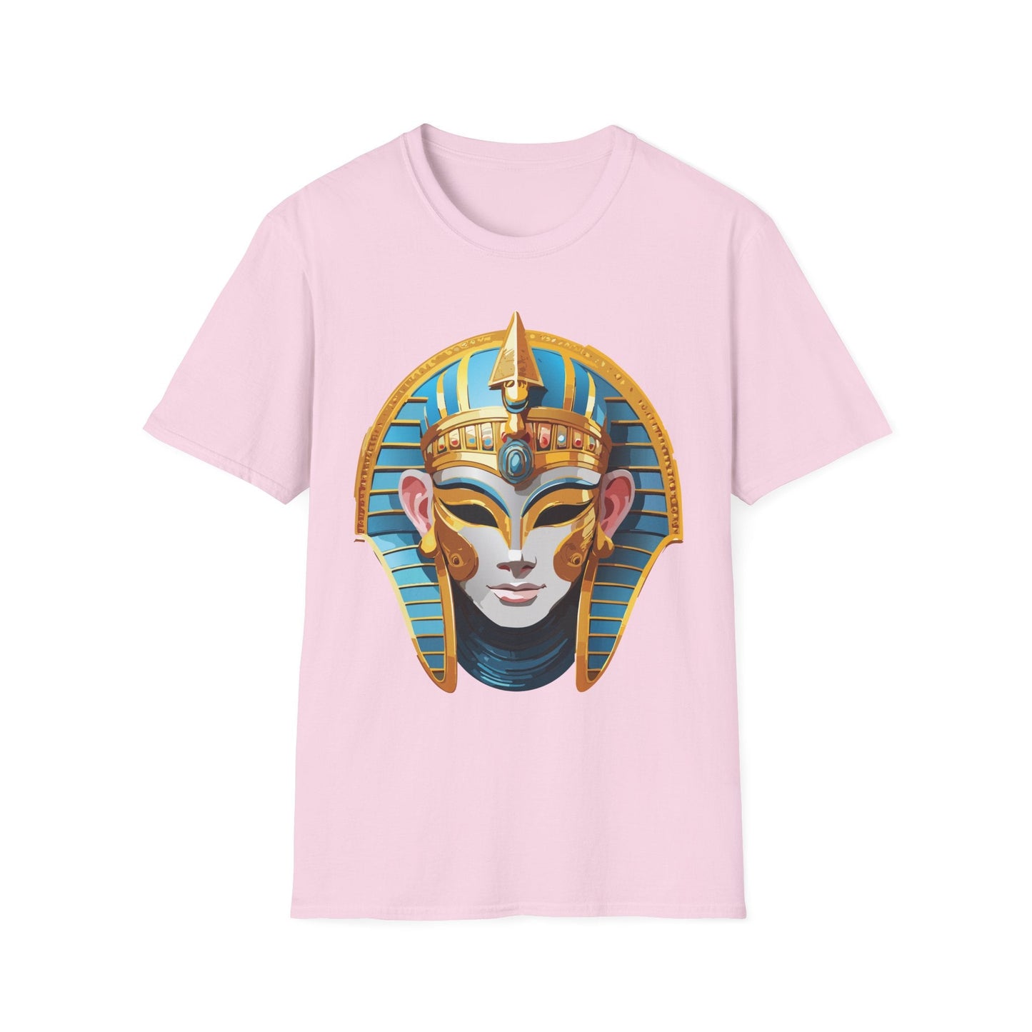 Mask Design Tee Shirt For Unisex Comfort Gildan Softstyle 64000 Ring Spun Cotton