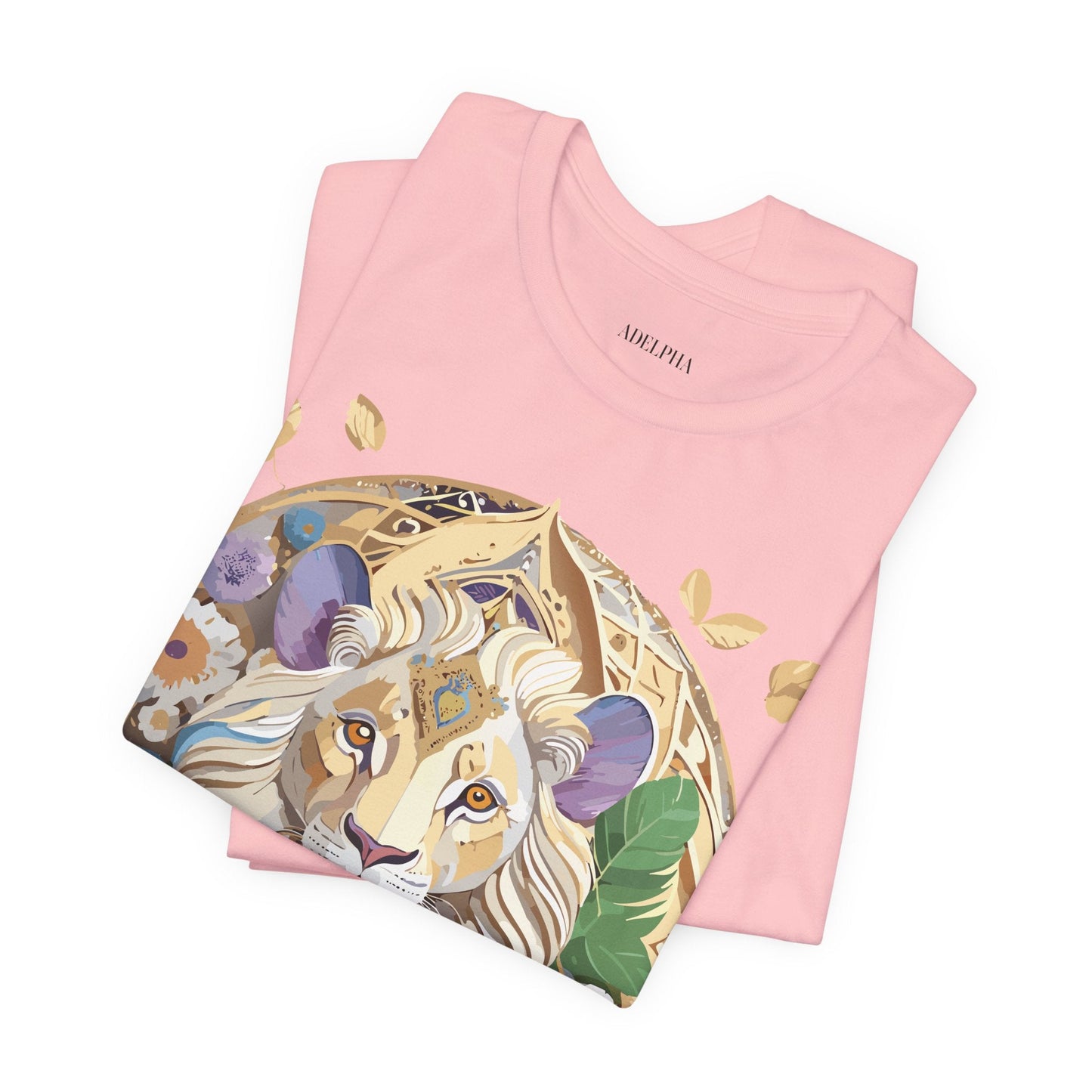 Adelpha Graphic Tee Unisex Medallion Shirt Vintage Inspired Art Design Short Sleeve