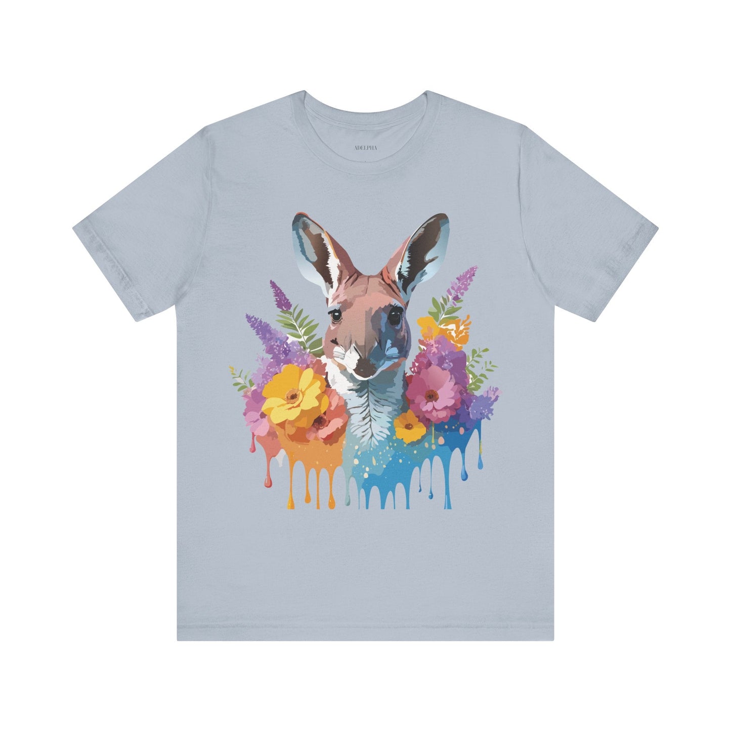 Kangaroo Graphic Unisex 100 Cotton Vintage Animal Artwork Tee 8