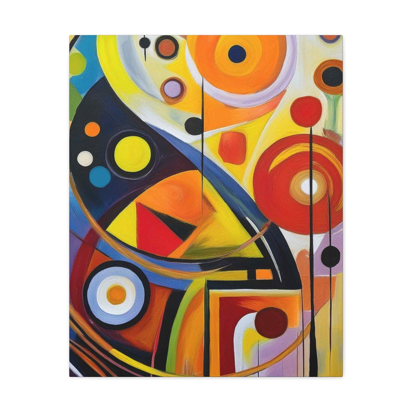 Abstract Painting Print Canvas 20x24,20x30,24x30, 24x32,24x36,30x40, 32x48,36x48,40x60 Pine-Wood Inner Frame ABS-7