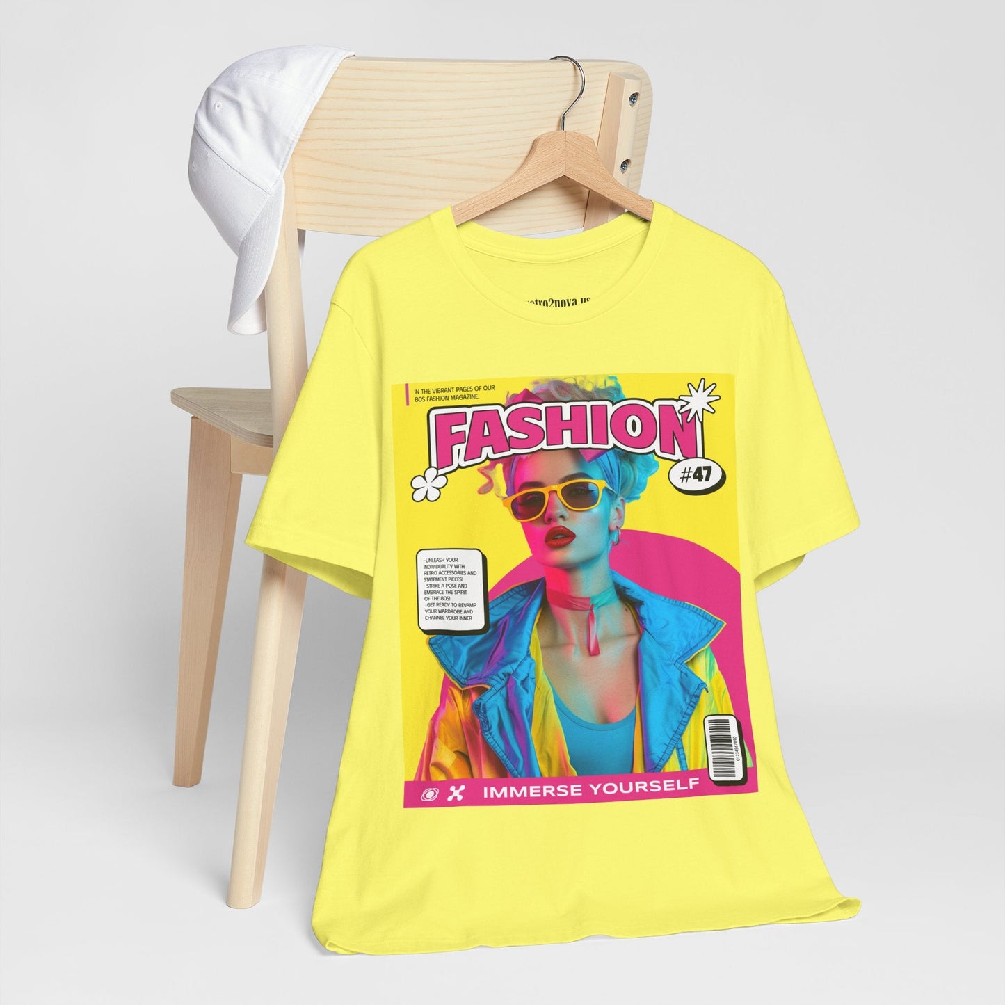 Magazine Cover Shirt Unisex Jersey Short Sleeve Tee Lightweight Breathable Fabric