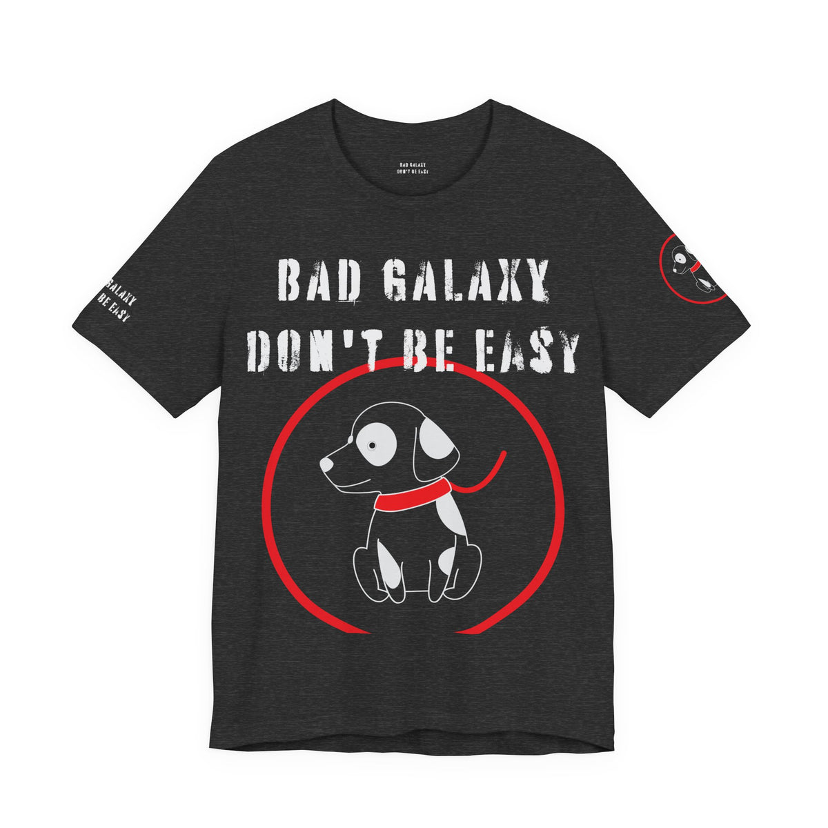 Funny Dog Graphic Unisex Cotton Bella+Canvas Tee with Art Design b88