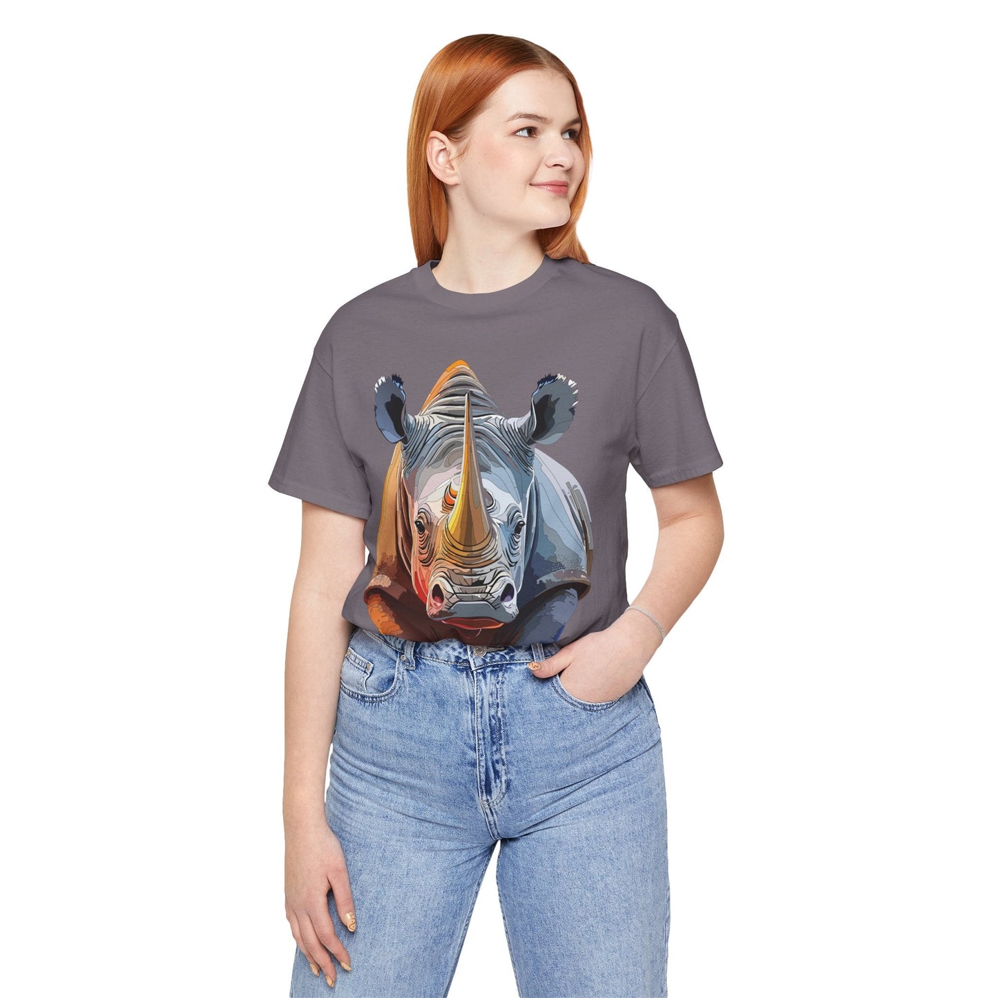 Unisex Animal Graphic Tee Shirt With Art Design Wild Animals Shirt Gildan Softstyle Cotton
