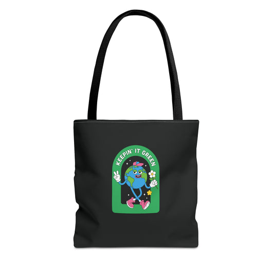 ECO BLACK COLOR CANVAS BAG HIGH-QUALITY 100% SPUN POLYESTER 3 SIZES BAG-E6