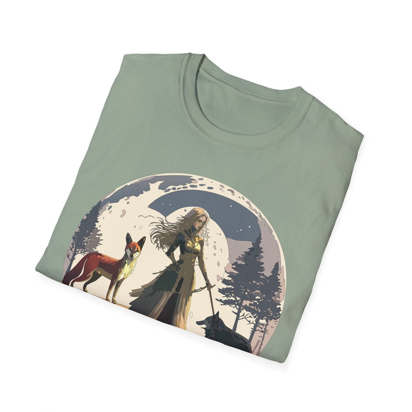 Womens Graphic T Shirt Art Design Tee Softstyle 64000 Gildan Unisex Short Sleeve