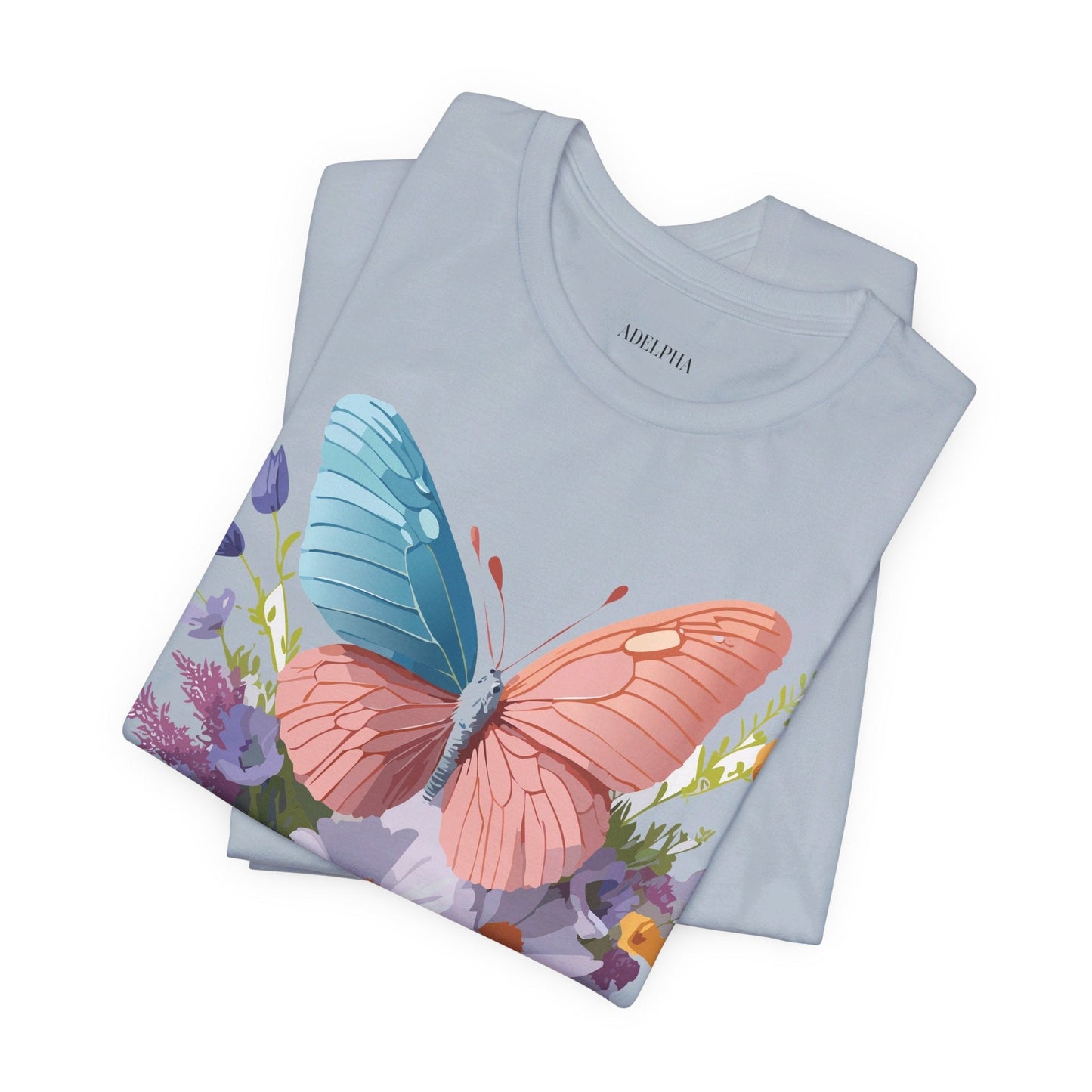 Butterfly Graphic Tee Unisex Art Design Shirt With Vintage Adelpha Artwork