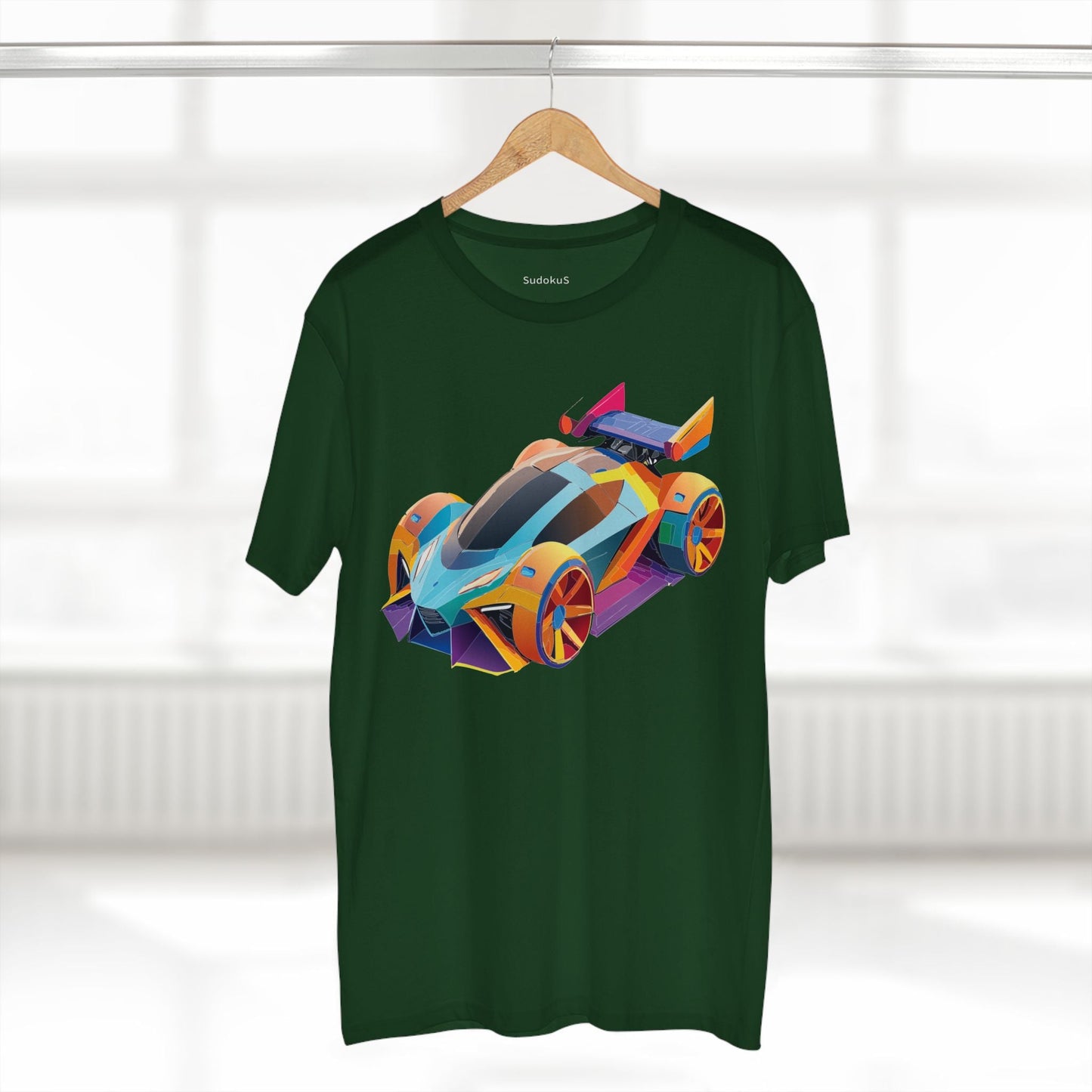 Car Graphic Unisex 100 Cotton Staple Tee 23