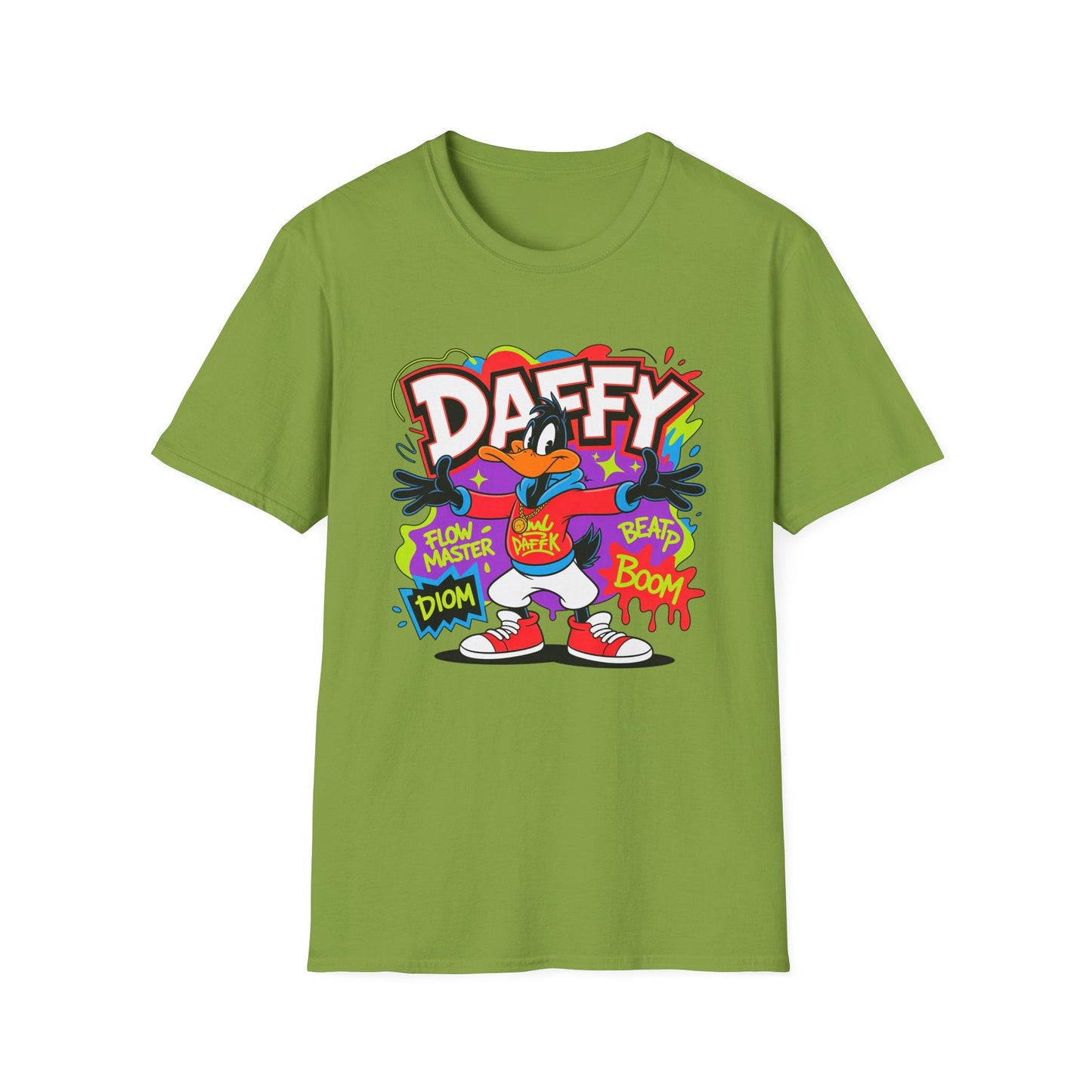 Funny Animals Cartoon T Shirt With Animation Design Gildan Softstyle 64000 Unisex Tee Collection