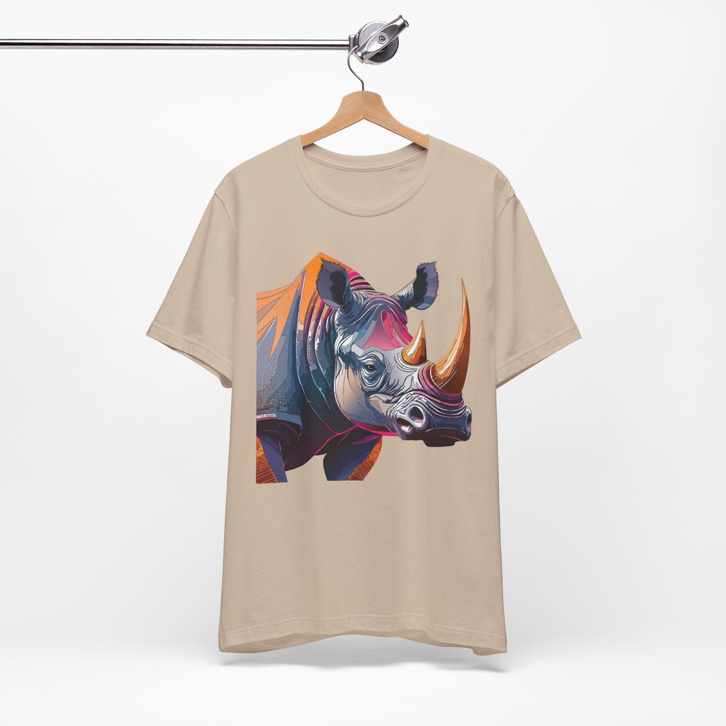 Unisex Animal Print Tee Shirt Featuring Wild Animals Art Design For Everyday Wear