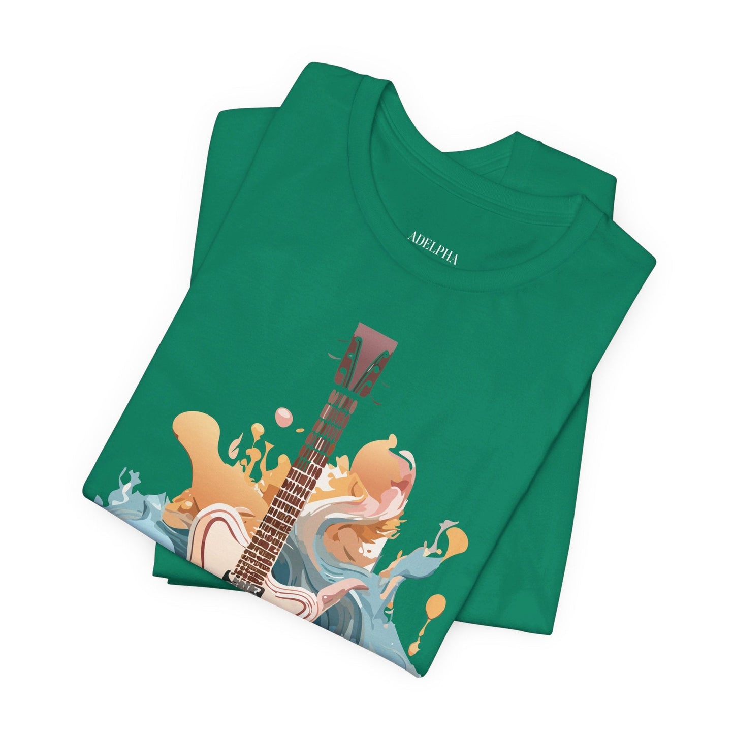 Adelpha Vintage Inspired Graphic Tee Unisex Jersey Short Sleeve Music Design Collectible