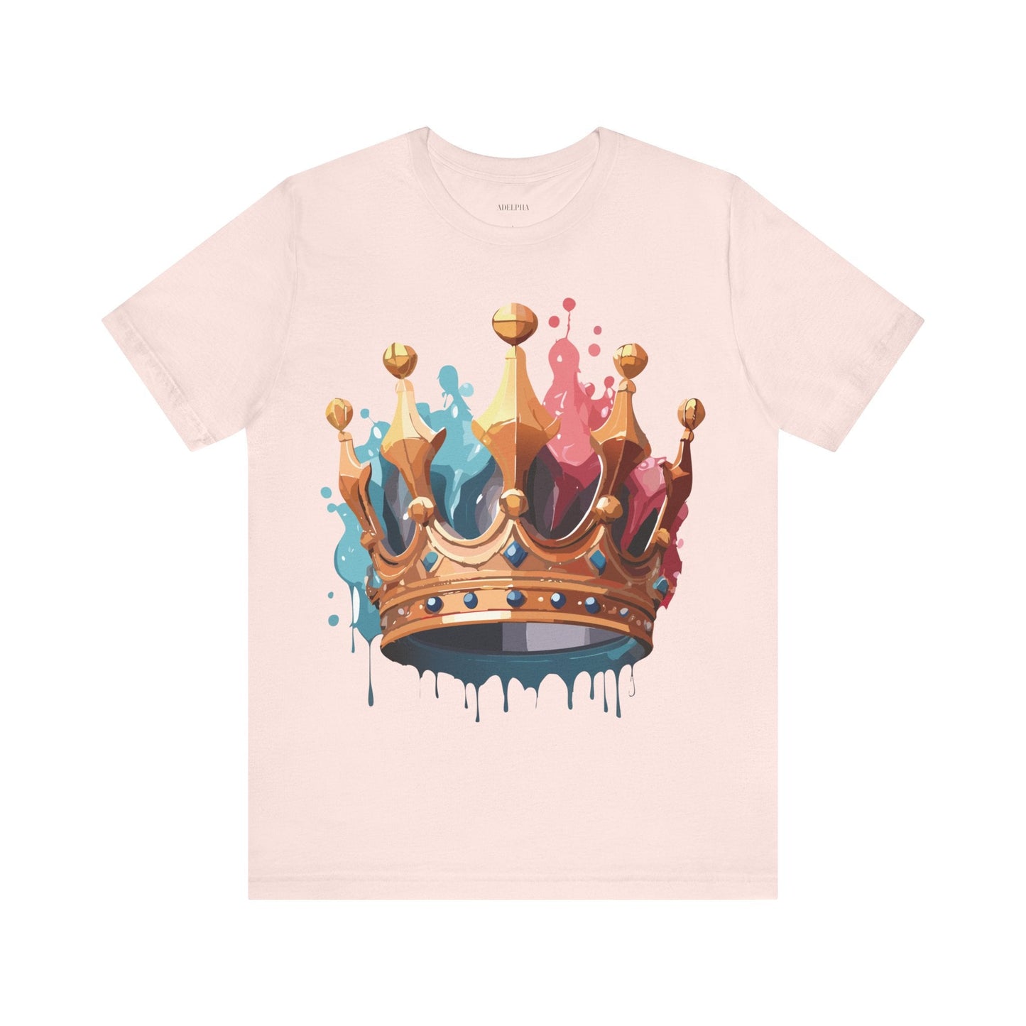 Adelpha Crown Graphic Tee Unisex Vintage Inspired Art Design Short Sleeve Premium Quality
