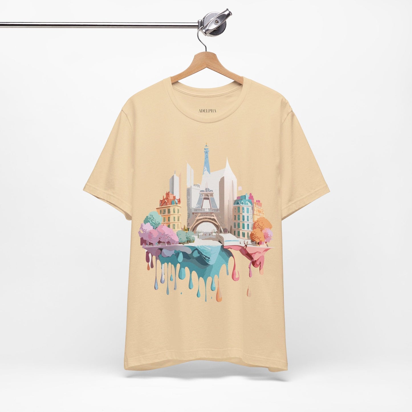 Adelpha Paris Graphic Tee Unisex Jersey Short Sleeve Vintage Inspired Artwork Collection