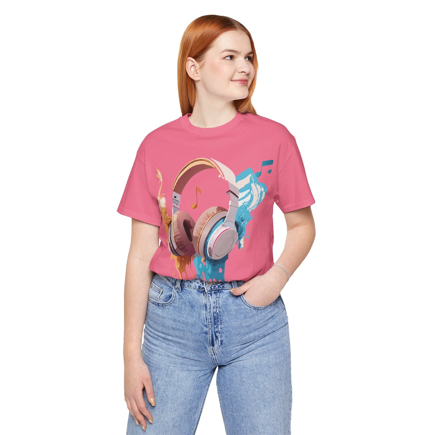 Unisex Graphic T Shirt With Vintage Music Inspired Artwork From Adelpha Short Sleeve Tee