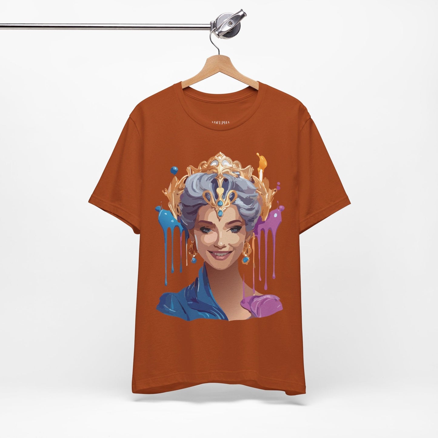 Queen Woman Portrait Graphic Unisex 100 Cotton Vintage Artwork Tee 18
