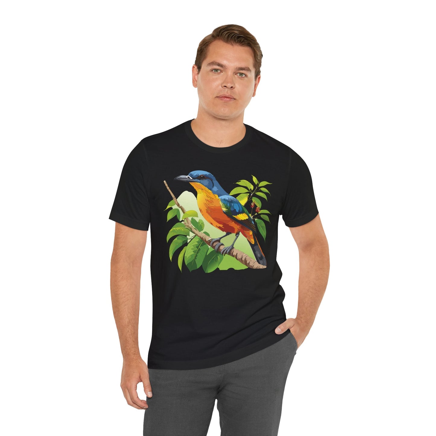 Unisex Animal Design Tee Shirt With Wildlife Graphics For Casual Everyday Wear And Comfort