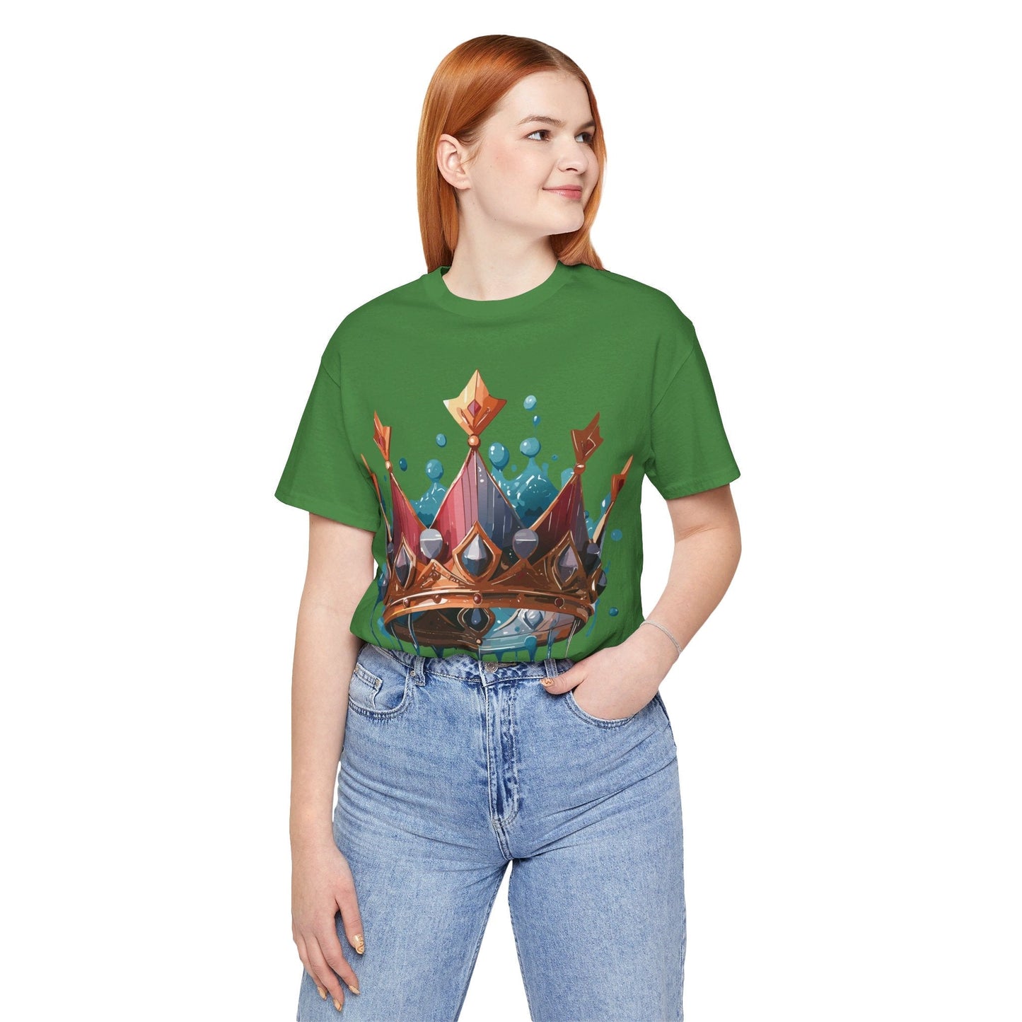 Crown Graphic Unisex 100 Cotton Vintage Artwork Tee 7
