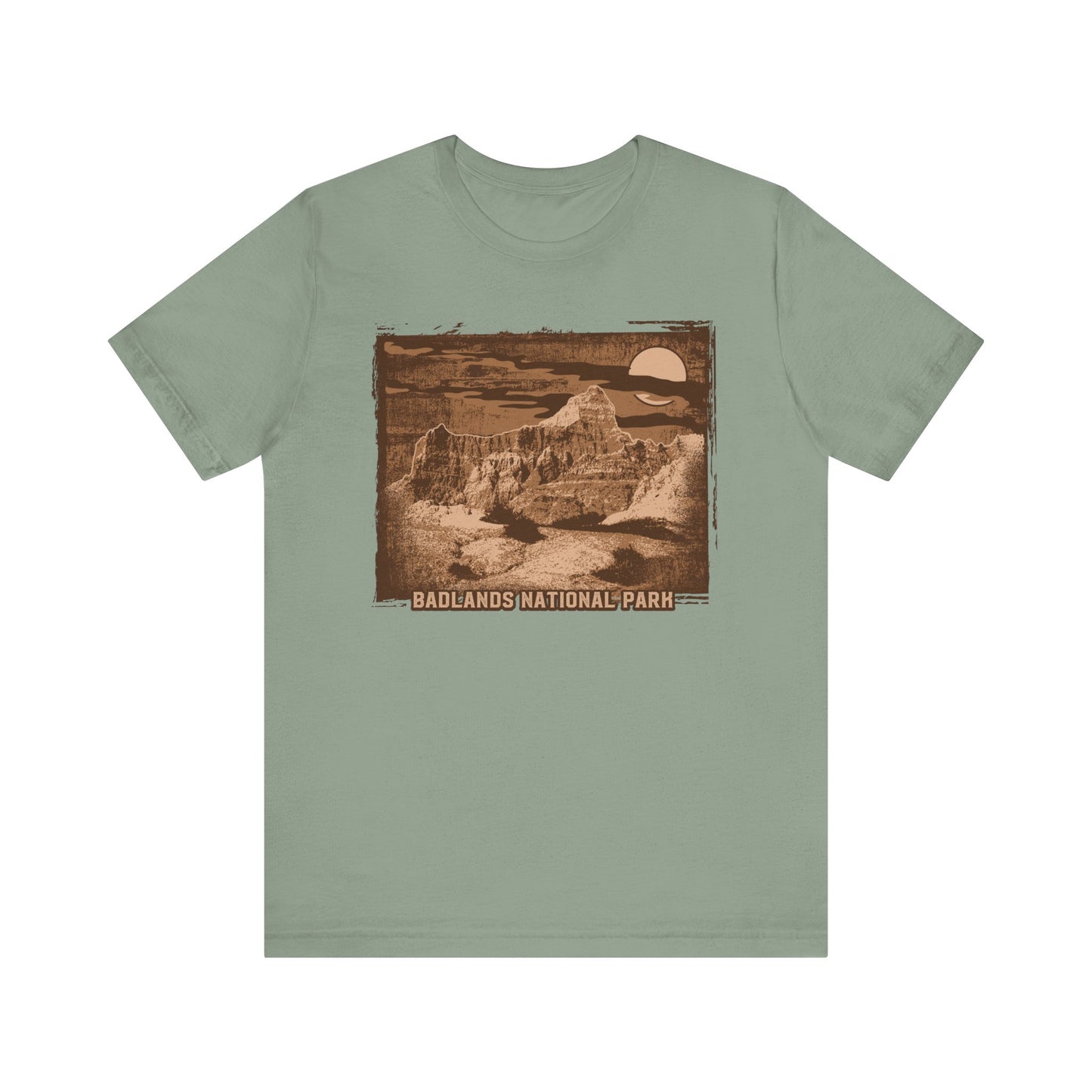 Badlands Retro Poster Graphic Design Tee, Badlands Shirt, Vintage Tees, Art Design T-Shirt, Graphic Tee, Retro Art Shirts