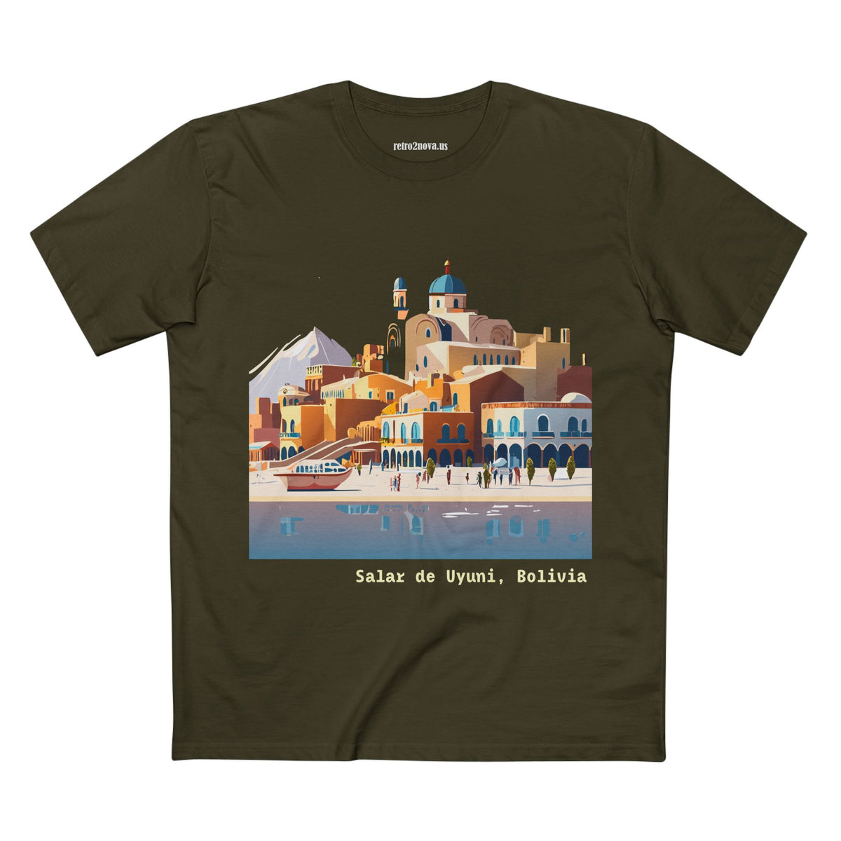 Salar de Uyuni Bolivia Landscape T-Shirt | Travel Scene Tee
