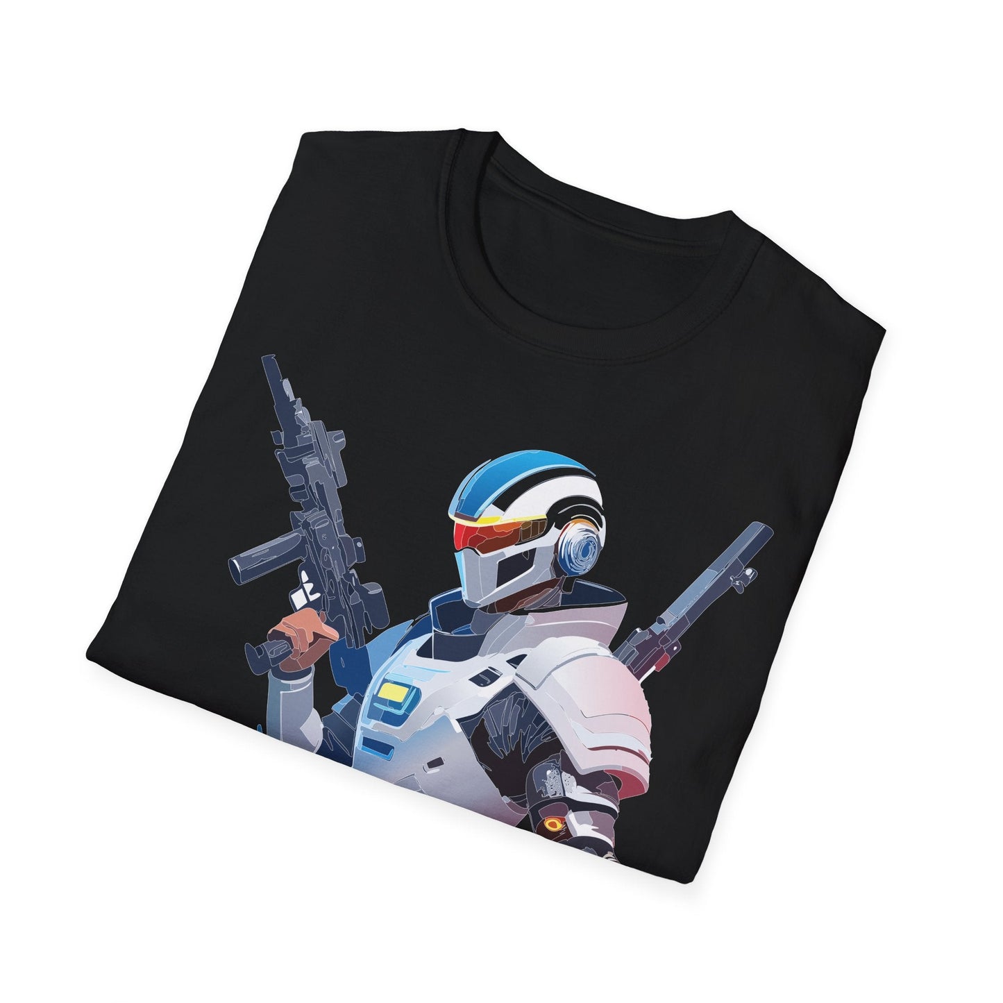 Robocop T Shirt Unisex Gildan Softstyle 64000 100 Percent Ring Spun Cotton Tee Premium