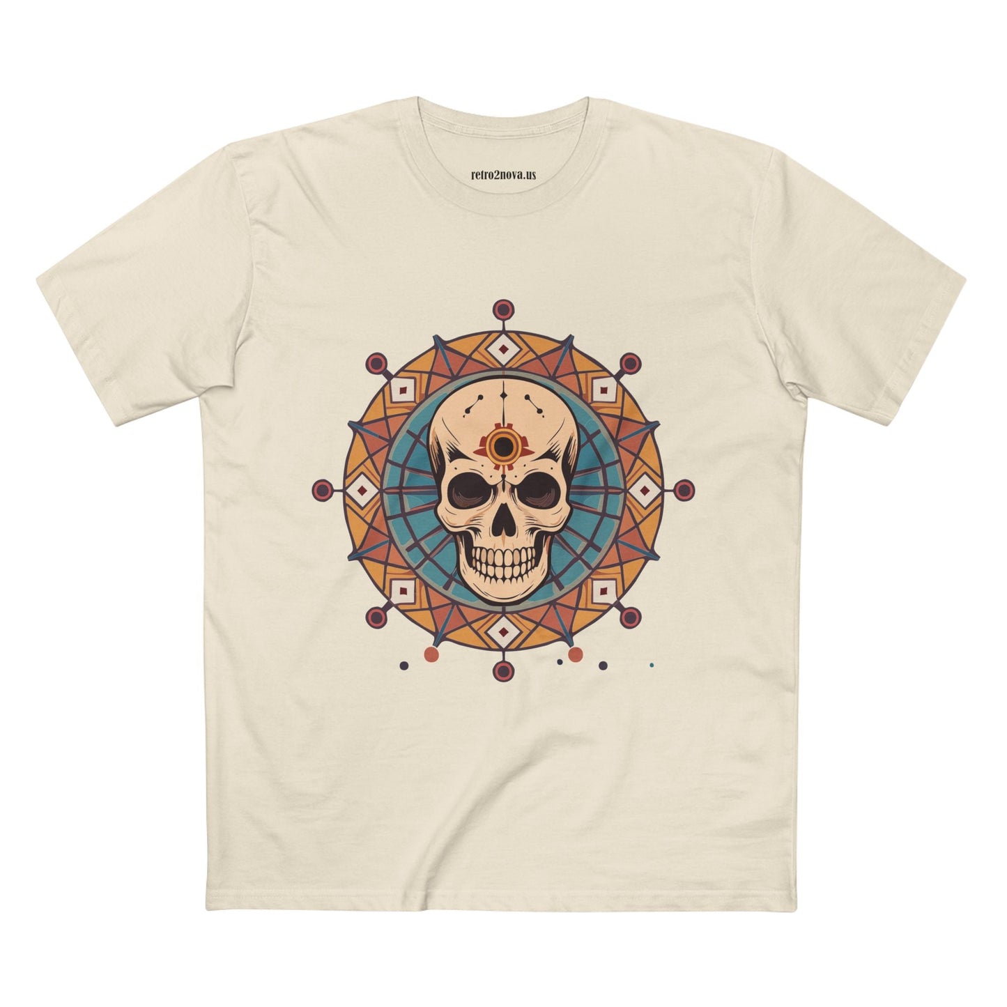 Skull And Skeleton Shirt Unisex Premium Cotton Tee Art Design From Retro2Nova SS54