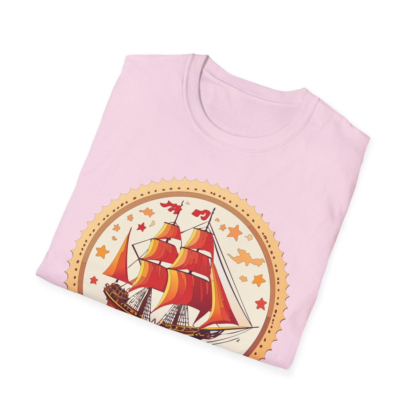 Ship T Shirts Frigate Vessel Tee Shirt Unisex Short Sleeve Gildan Softstyle 100 Percent Cotton