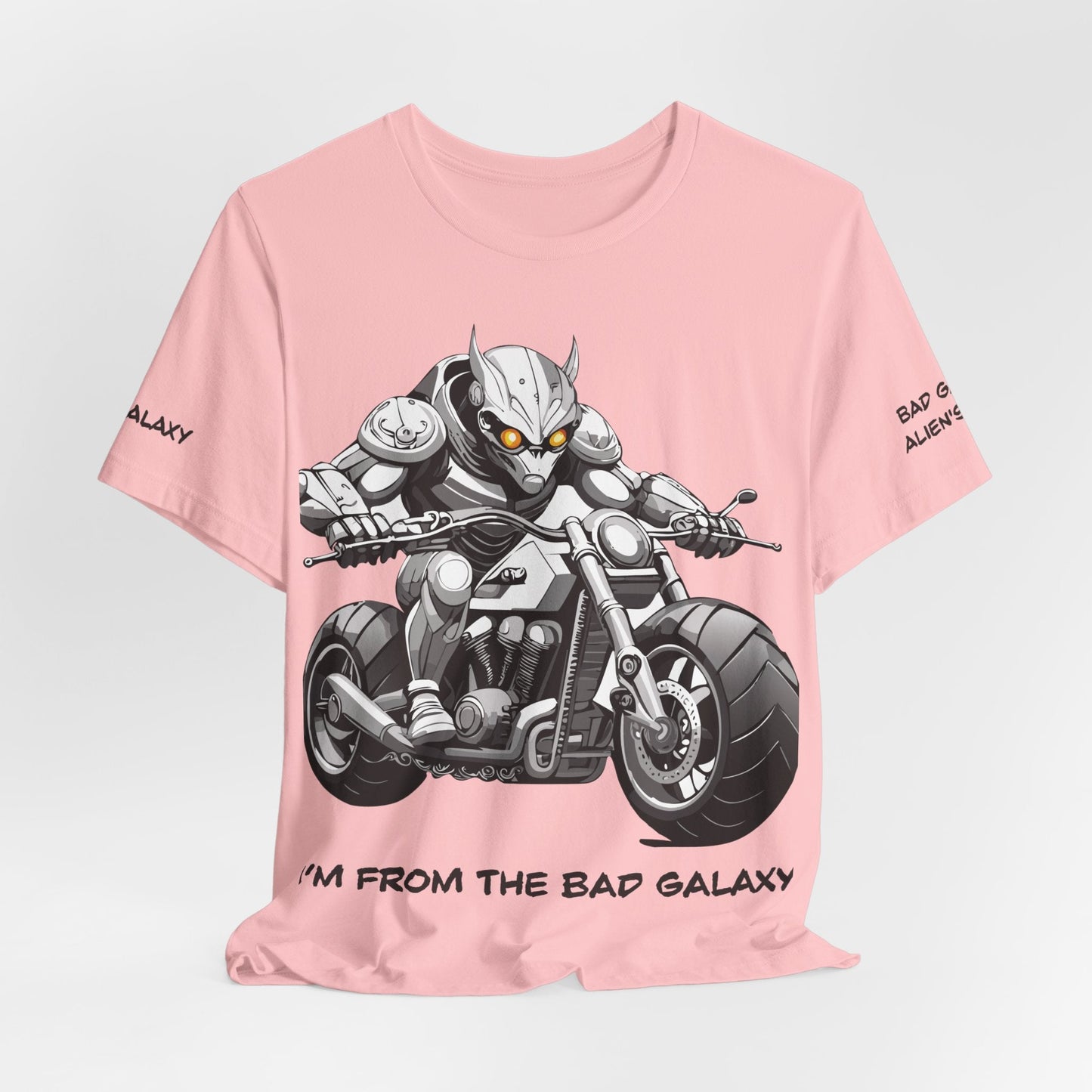 Alien Tee Shirt From Bad Galaxy USA Made To Order Cotton Tee With Eco Friendly Inks Now